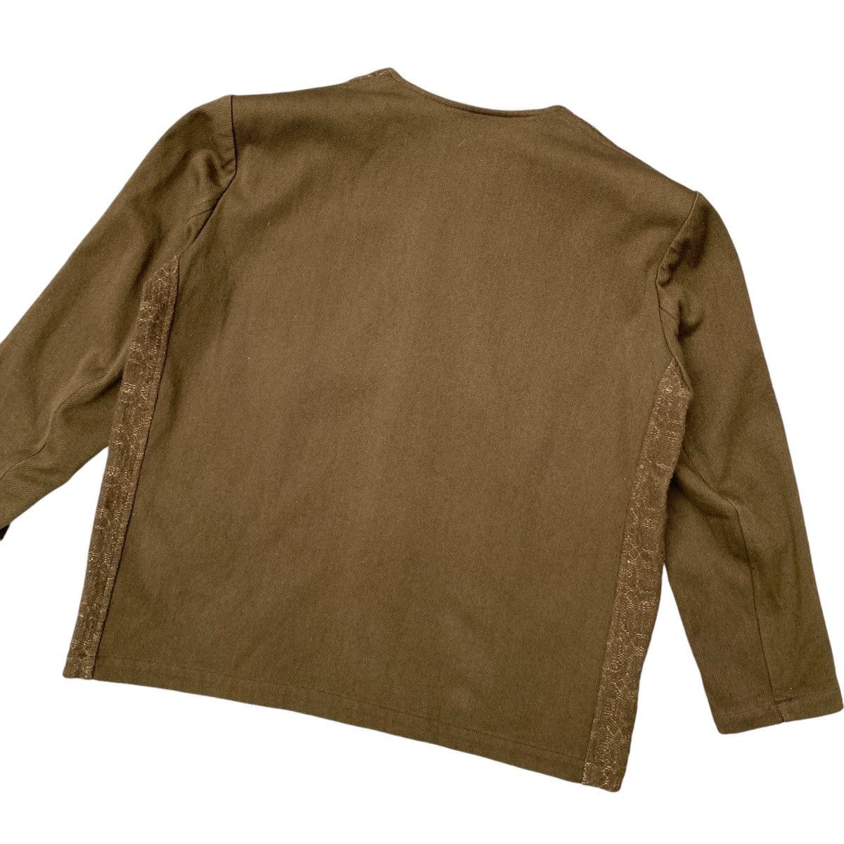 Yohji Yamamoto RARE Y's - Yohji Yamamoto 90s Wool Linen Blend Jacket Size US M / EU 48-50 / 2 - 5 Thumbnail