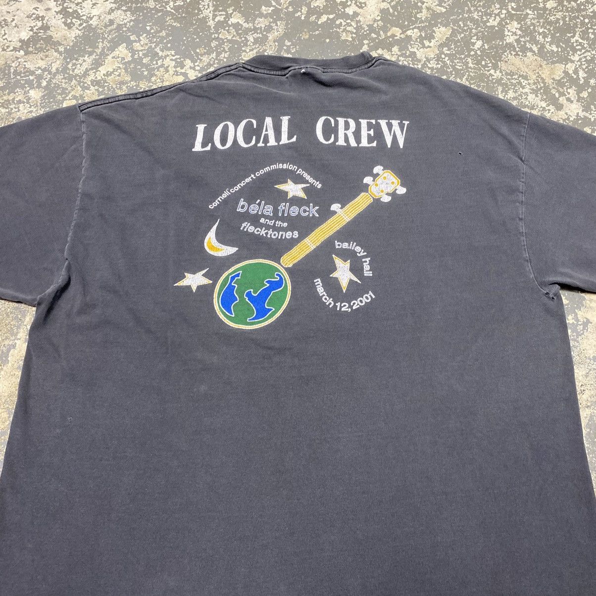 Band Tees Vintage Béla Fleck and the Flecktones Local Crew Cornell Size US XL / EU 56 / 4 - 13 Thumbnail