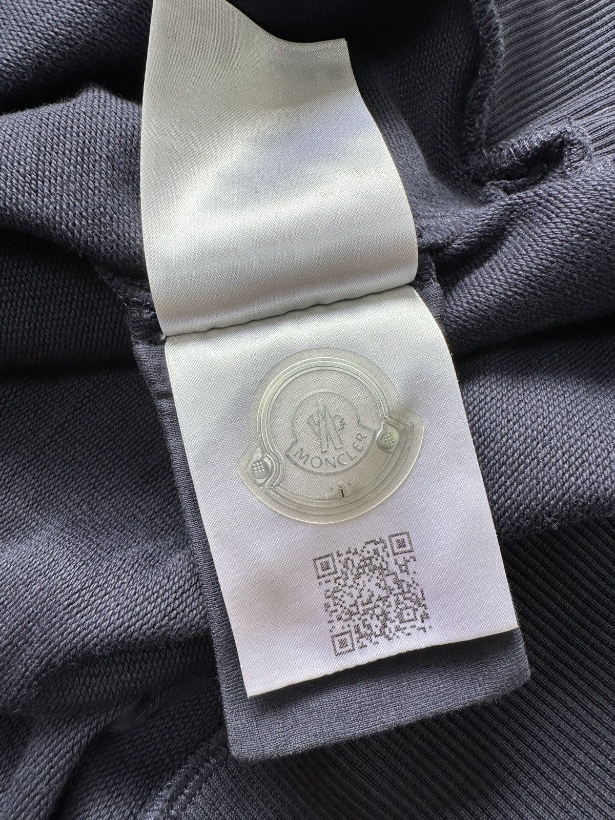 Moncler MONCLER Women’s Big Logo Navy Cotton Hoodie Sweatshirt Sz XS Size XS / US 0-2 / IT 36-38 - 12 Thumbnail