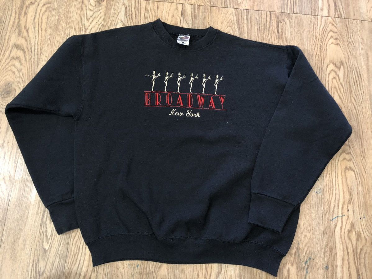 New York × Vintage Vintage 90's Broadway New York sweatshirt