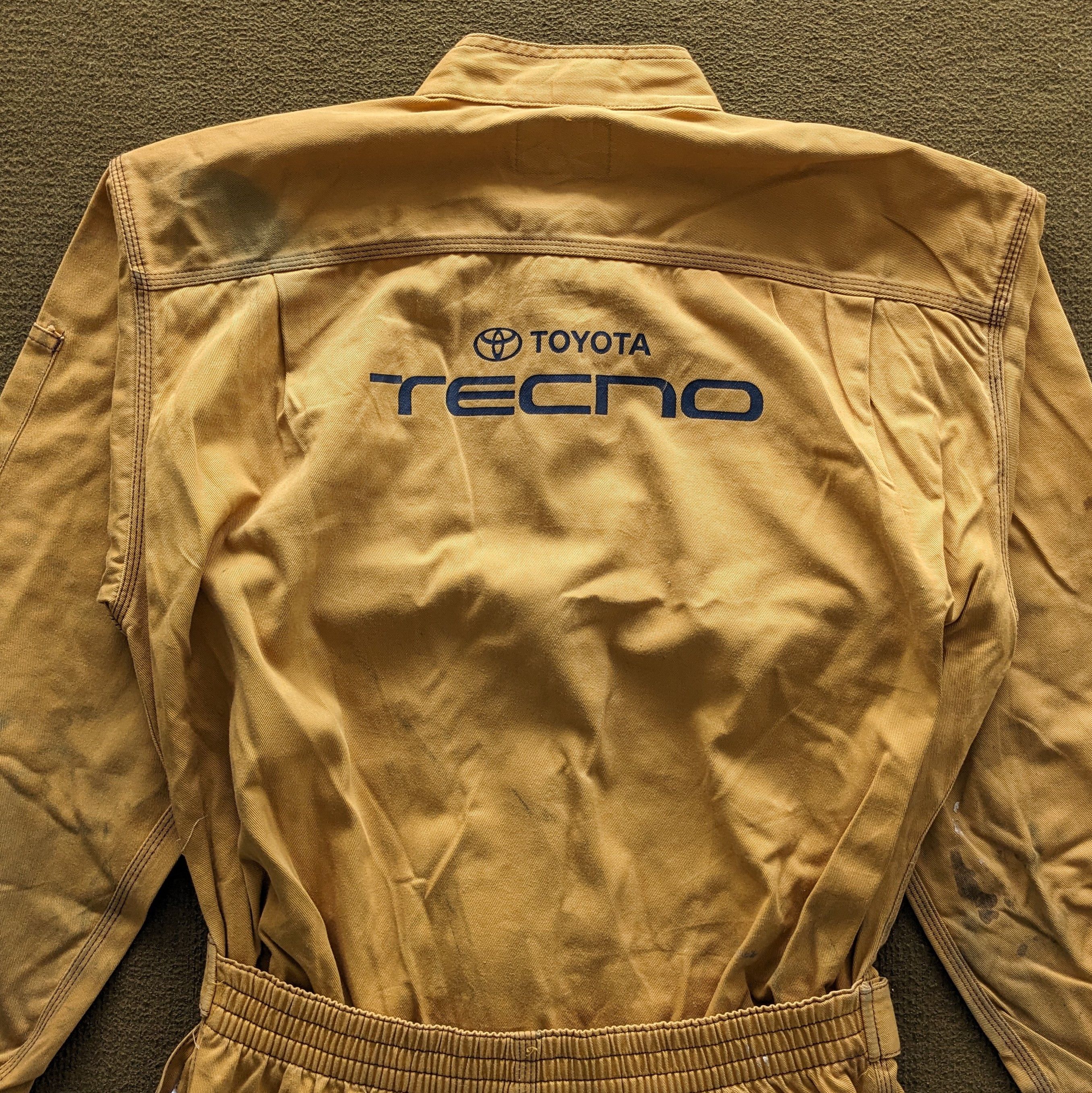 Vintage TOYOTA TECNO Racing Team Coverall Workwear Jacket