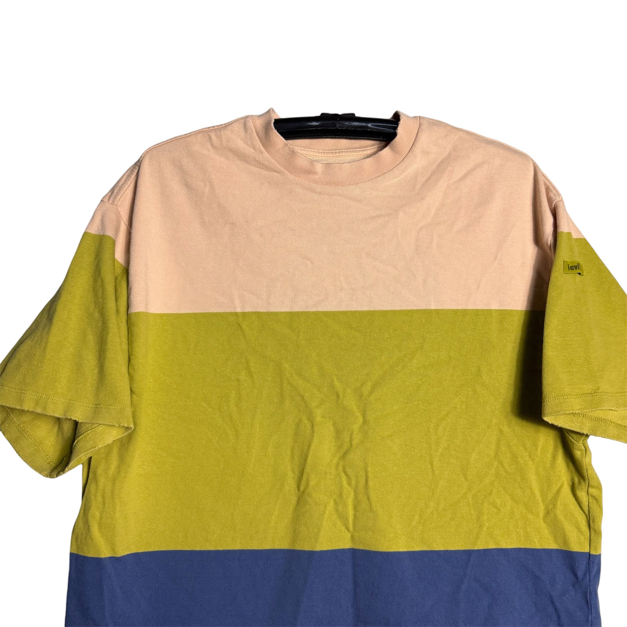 Levi's 🔥RARE🔥Levi's Short Stack Color Blocking T-shir Size US M / EU 48-50 / 2 - 2 Thumbnail