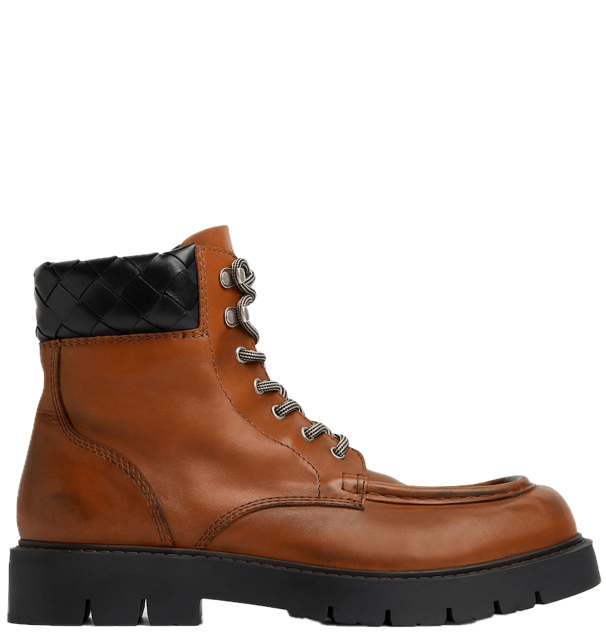 Bottega Veneta Bottega Veneta Haddock Lace Up Ankle Boots Size US 10 / EU 43 - 1 Thumbnail