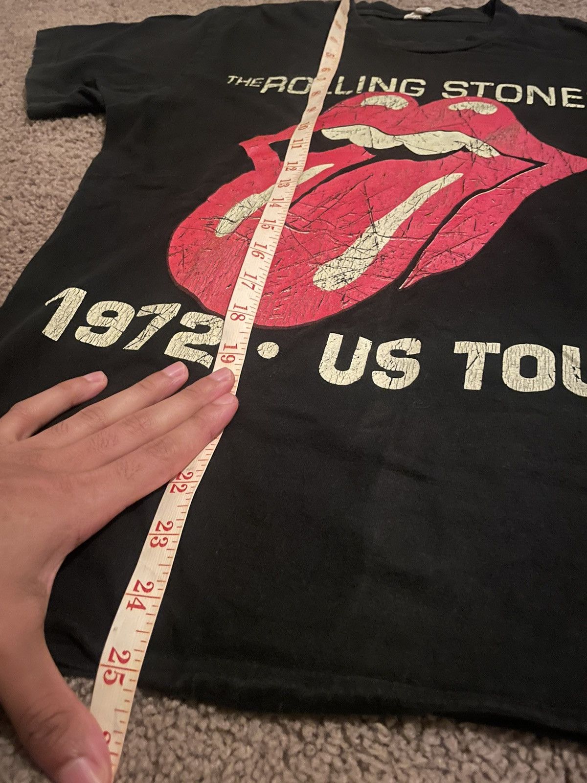 Band Tees × Vintage Vintage Rolling Stones 1972 US Tour Tee Size US XS / EU 42 / 0 - 3 Thumbnail