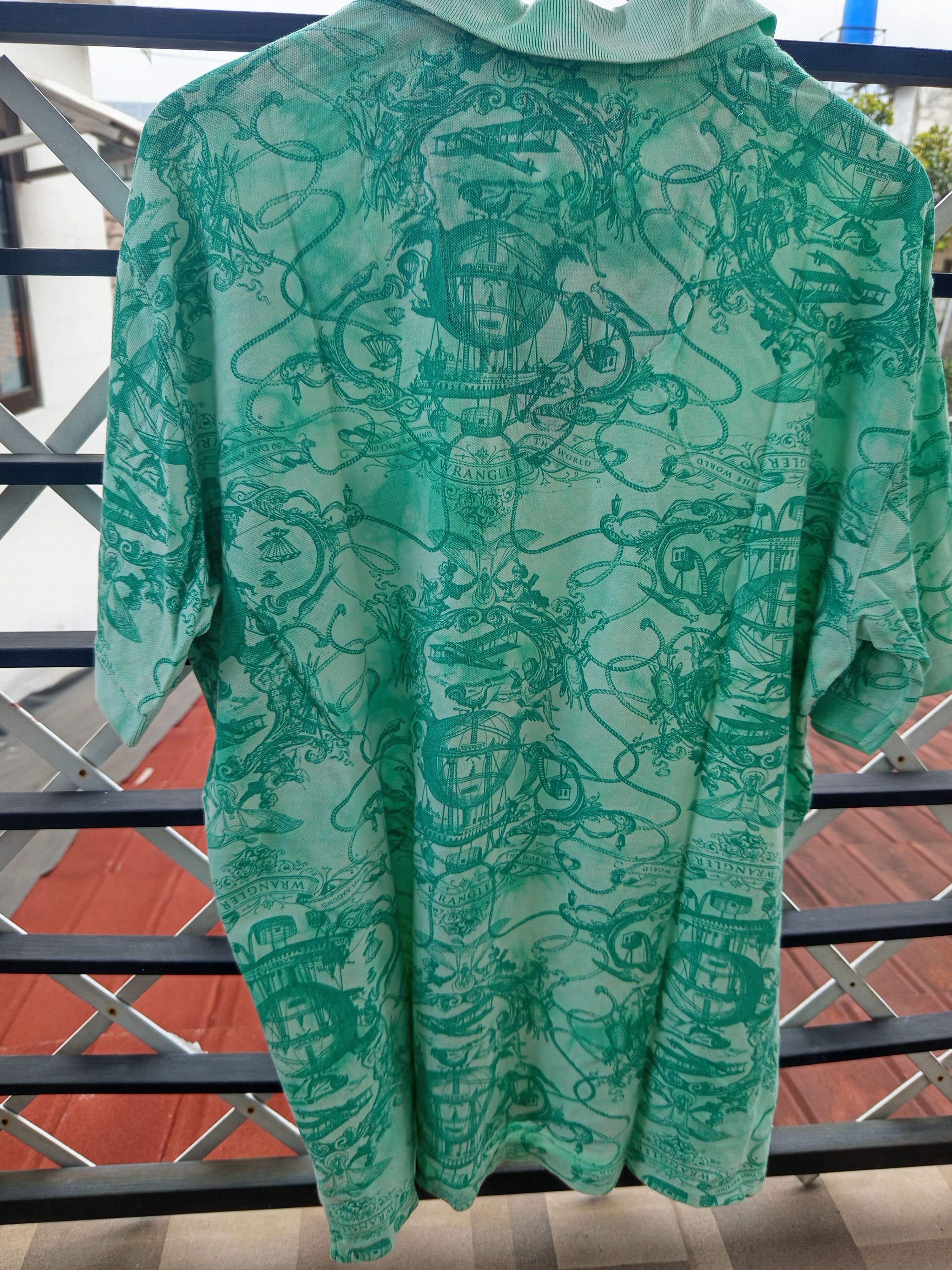 Wrangler Wrangler All Over Print Polo Shirt Size US XL / EU 56 / 4 - 8 Thumbnail