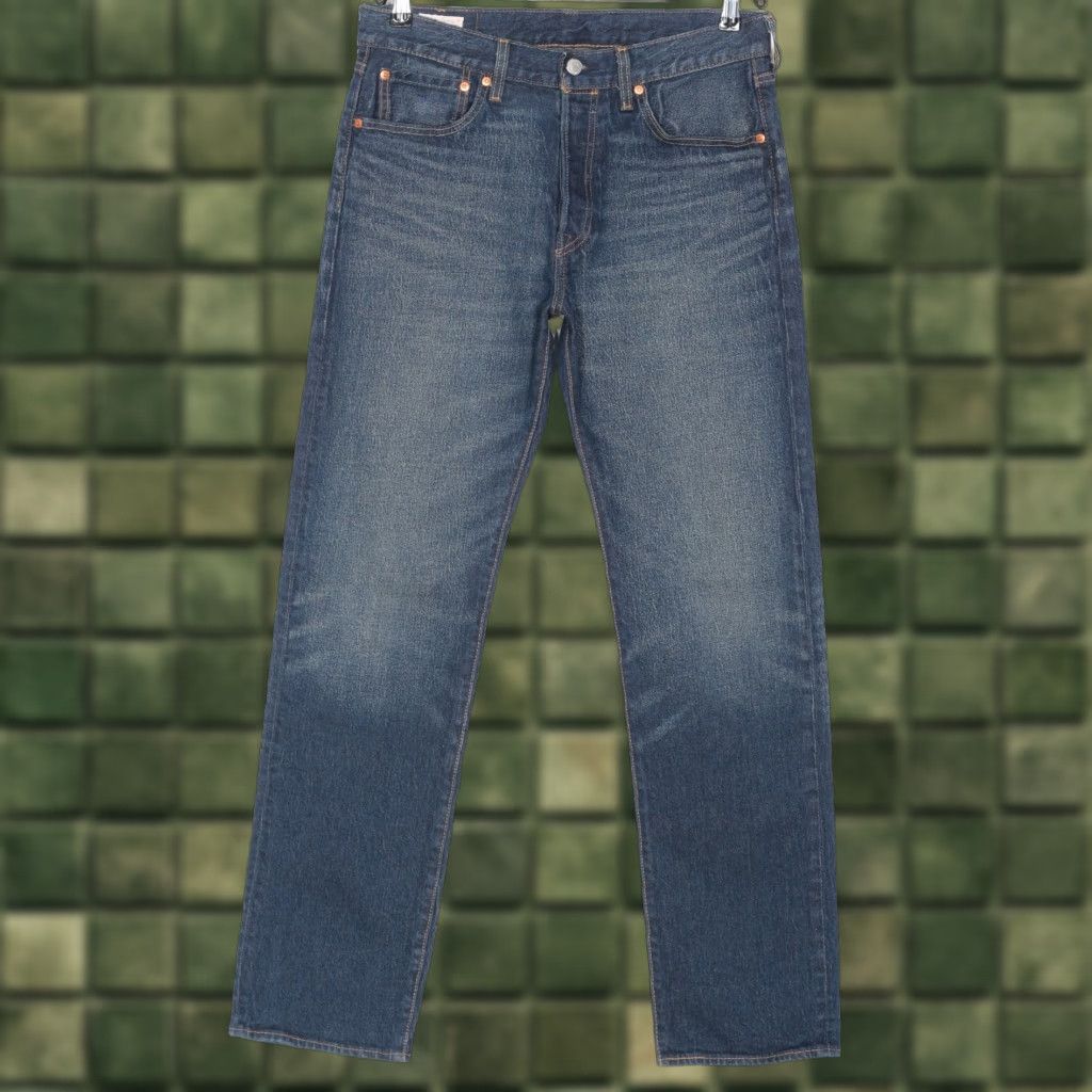 Levi's VINTAGE? LEVI’S 501 PREMIUM Big E Jeans Men W31 L32 Regular Straight Stretch DZ6313 Size US 31 - 1 Thumbnail