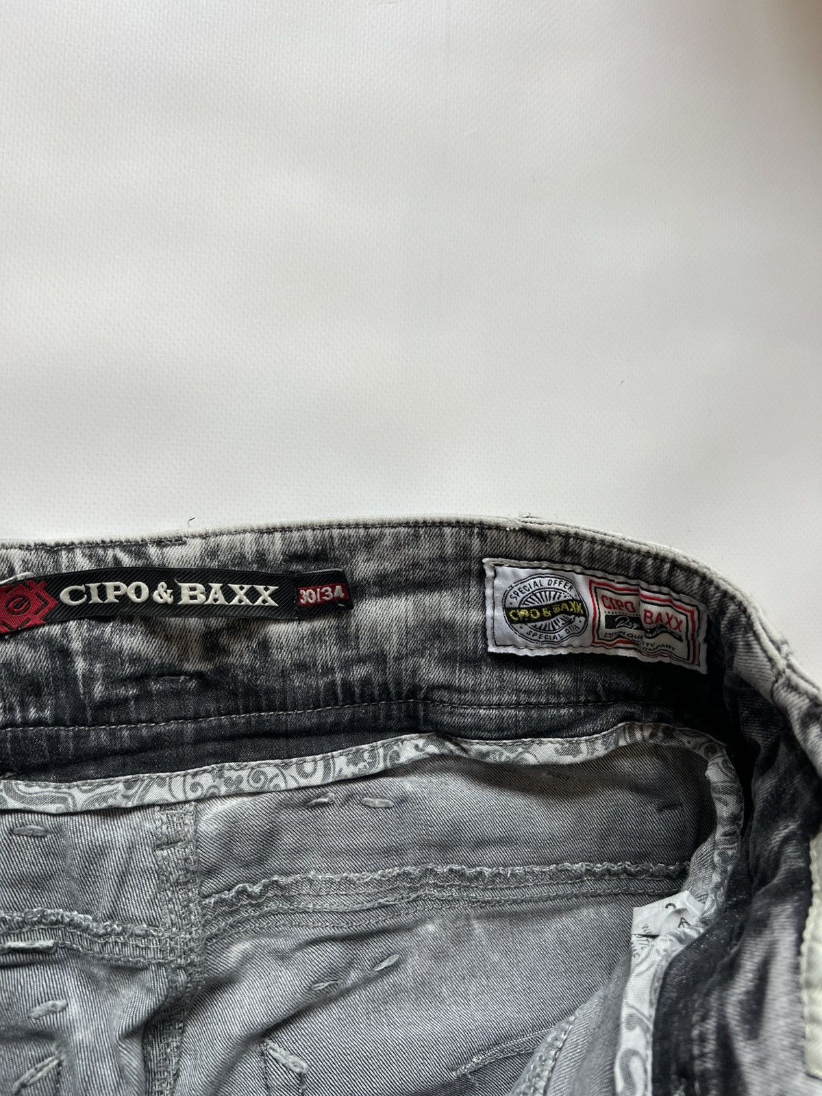 Vintage Cipo baxx Grey Vintage Jeans Pants Denim Avant Garde Size US 30 / EU 46 - 6 Thumbnail