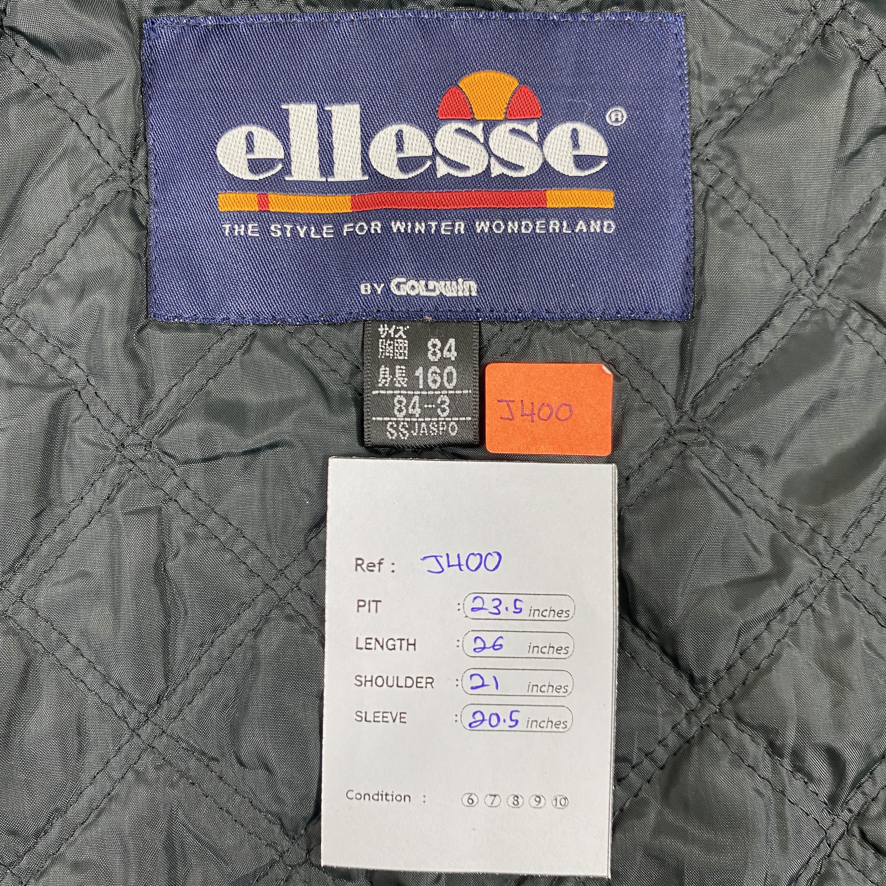Ellesse 💥 VINTAGE ELLESSE SKI ZIPPER HOODIE LARGE JACKET - J400 Size US L / EU 52-54 / 3 - 11 Thumbnail