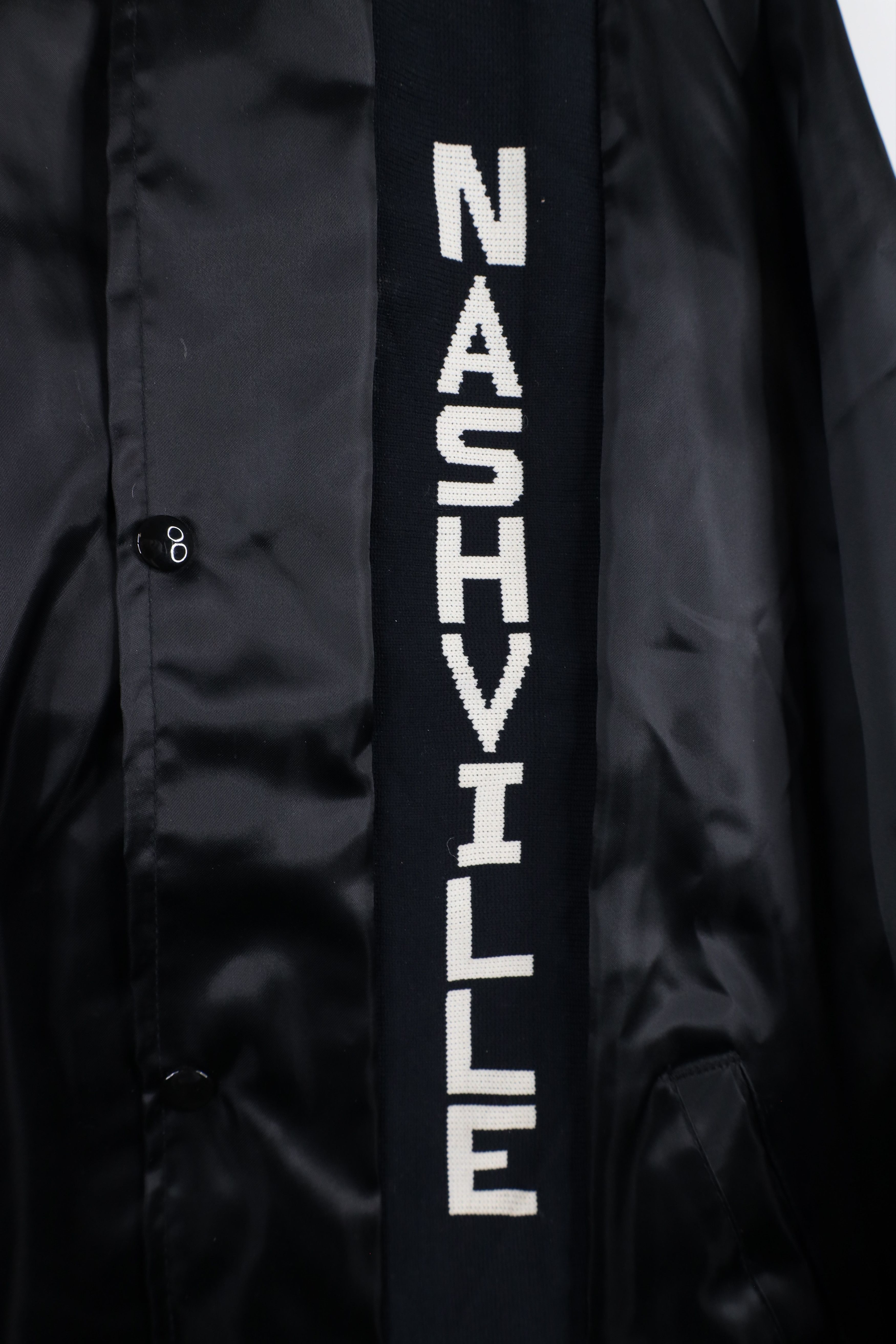 Vintage Vintage 80s 90s Nashville Satin Bomber Jacket Black USA Size US XXL / EU 58 / 5 - 4 Thumbnail