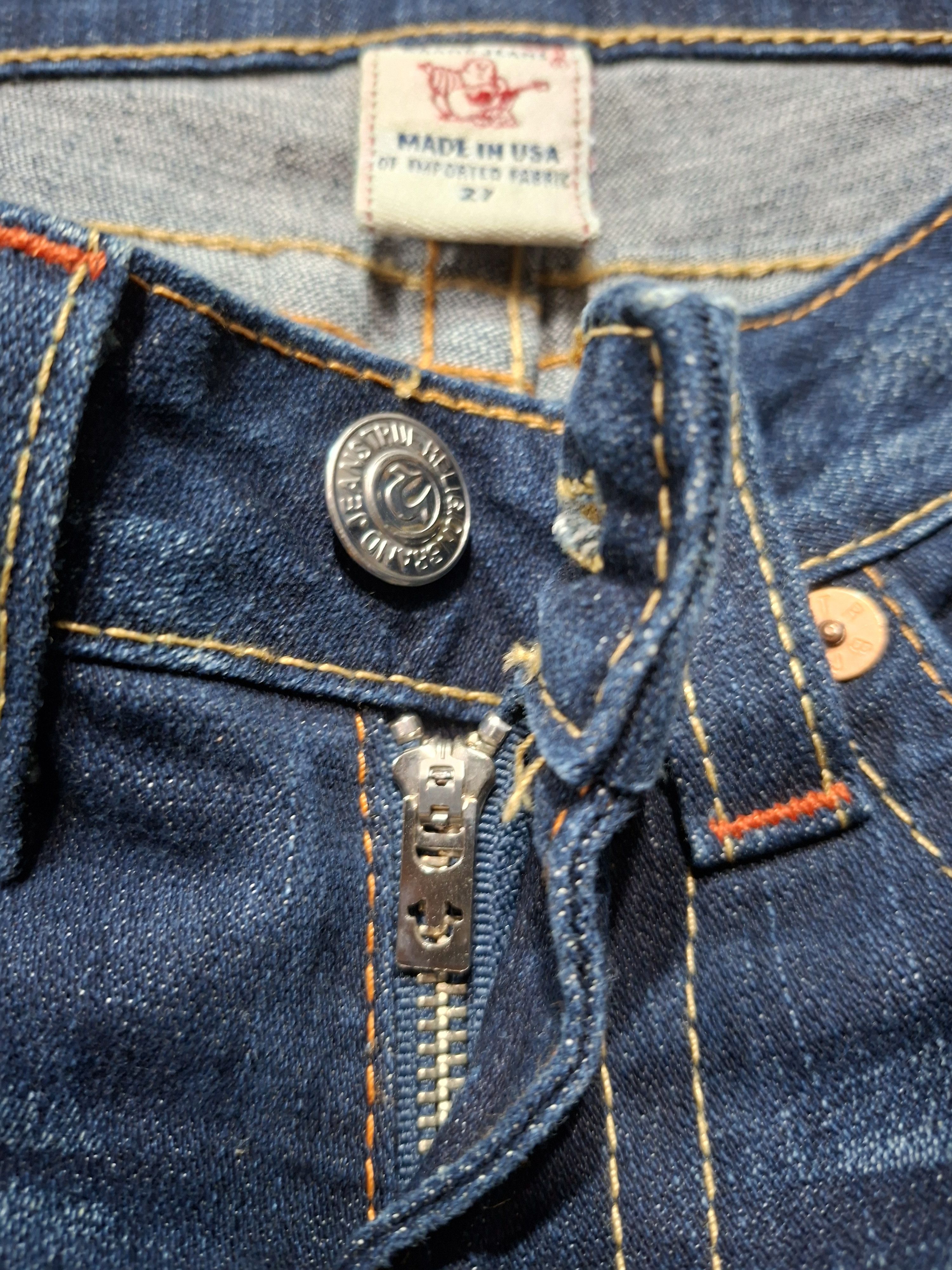 True Religion VINTAGE TRUE RELIGION JOEY FLARE JEANS Size 30" / US 8 / IT 44 - 7 Thumbnail