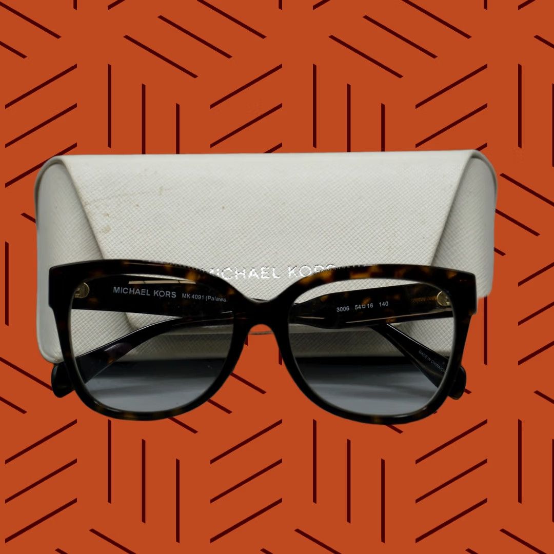 Michael Kors Michael Kors MK4091 Sunglasses Women's Brown Full Rim Palawan FRAMES only Size ONE SIZE - 1 Thumbnail