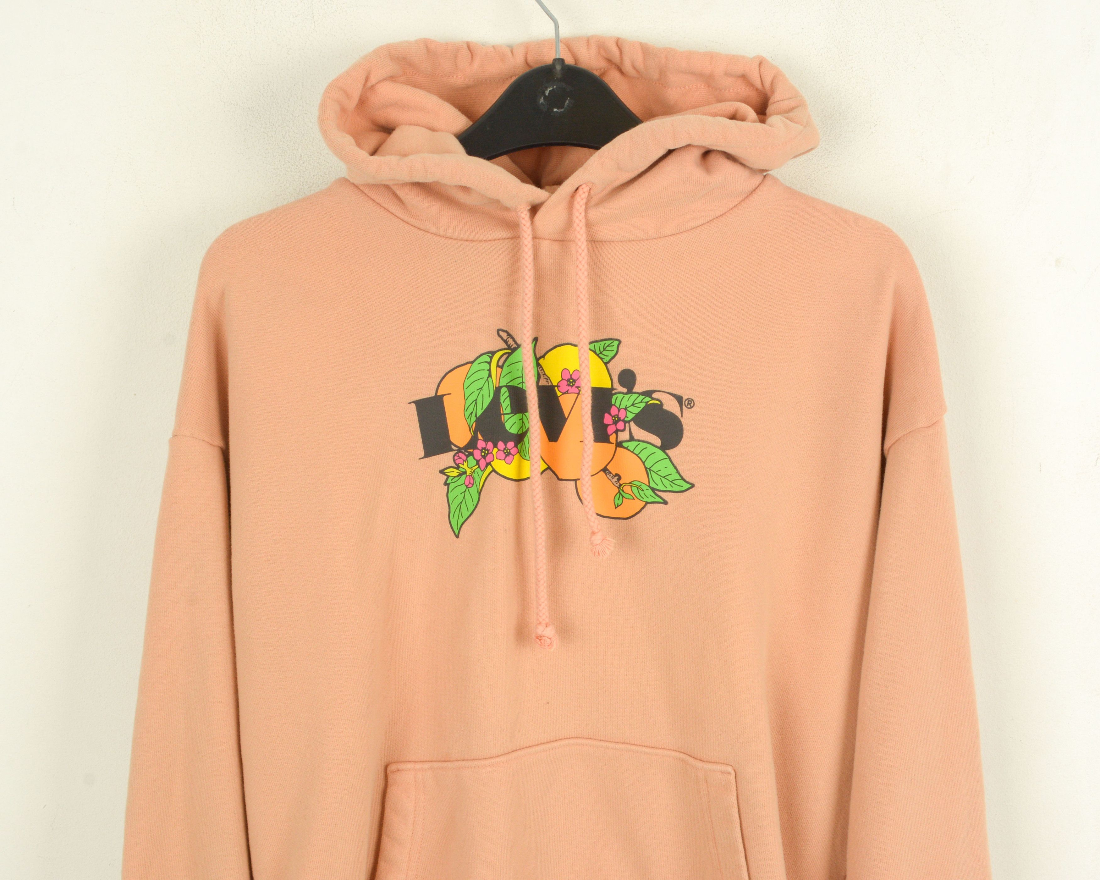 Levi's Women M Jumper Hoodie Sweatshirt Hooded Logo Pullover Size M / US 6-8 / IT 42-44 - 2 Thumbnail