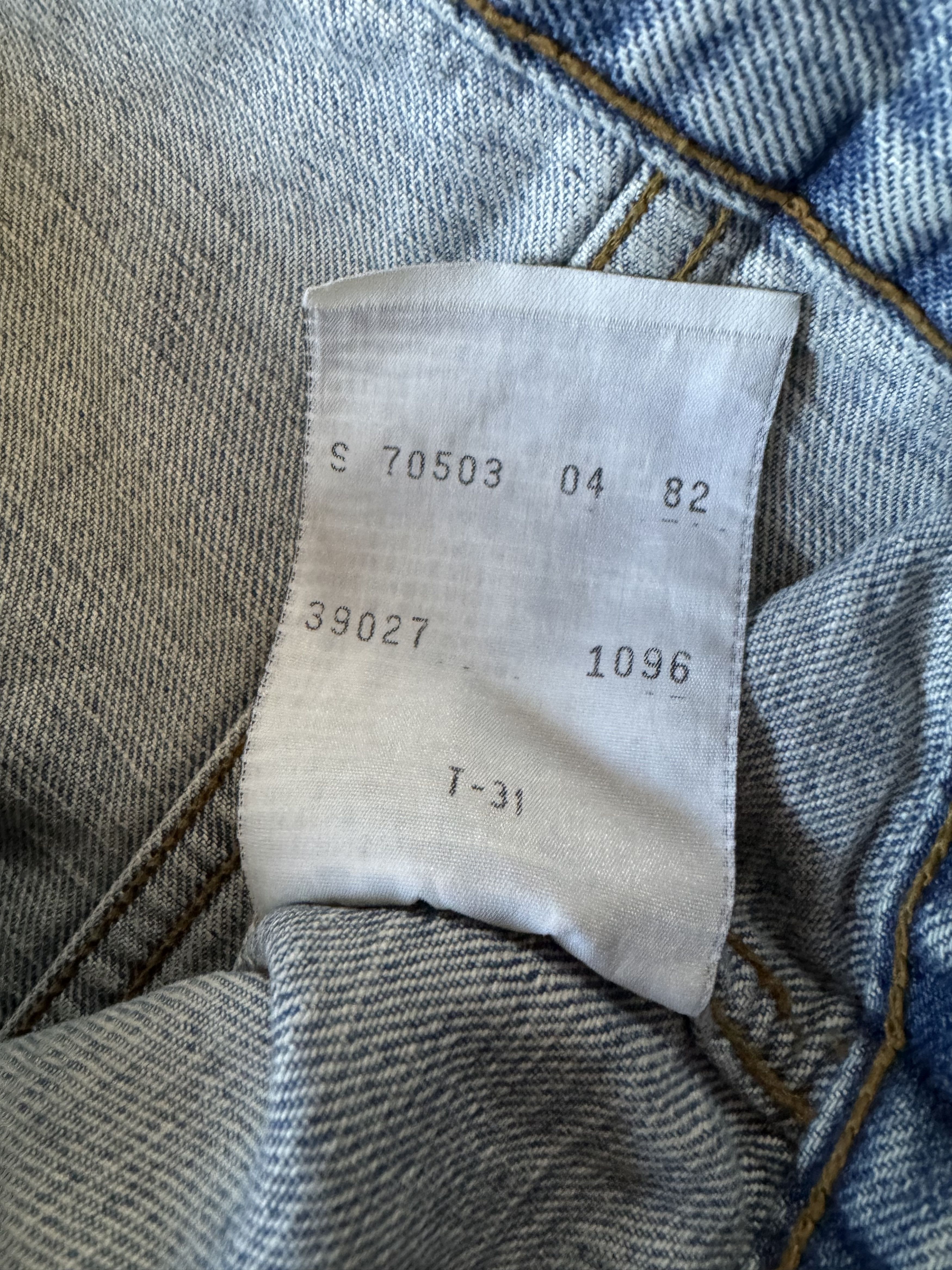 Levi's × Levi's Vintage Clothing × Vintage Vintage 90s Levi's Trucker Denim Jacket S-M Size S / US 4 / IT 40 - 8 Thumbnail