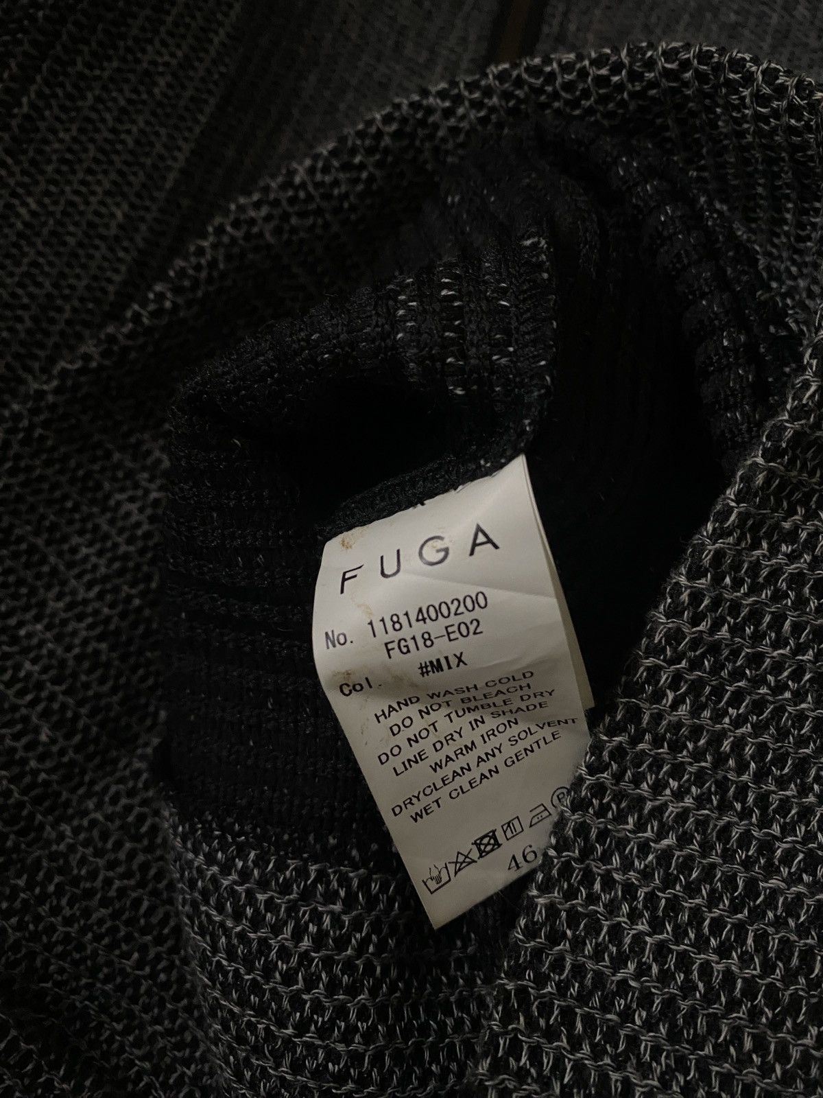 If Six Was Nine 2000's Fuga Asymetric Wool Zip Hoodie Size US M / EU 48-50 / 2 - 14 Thumbnail