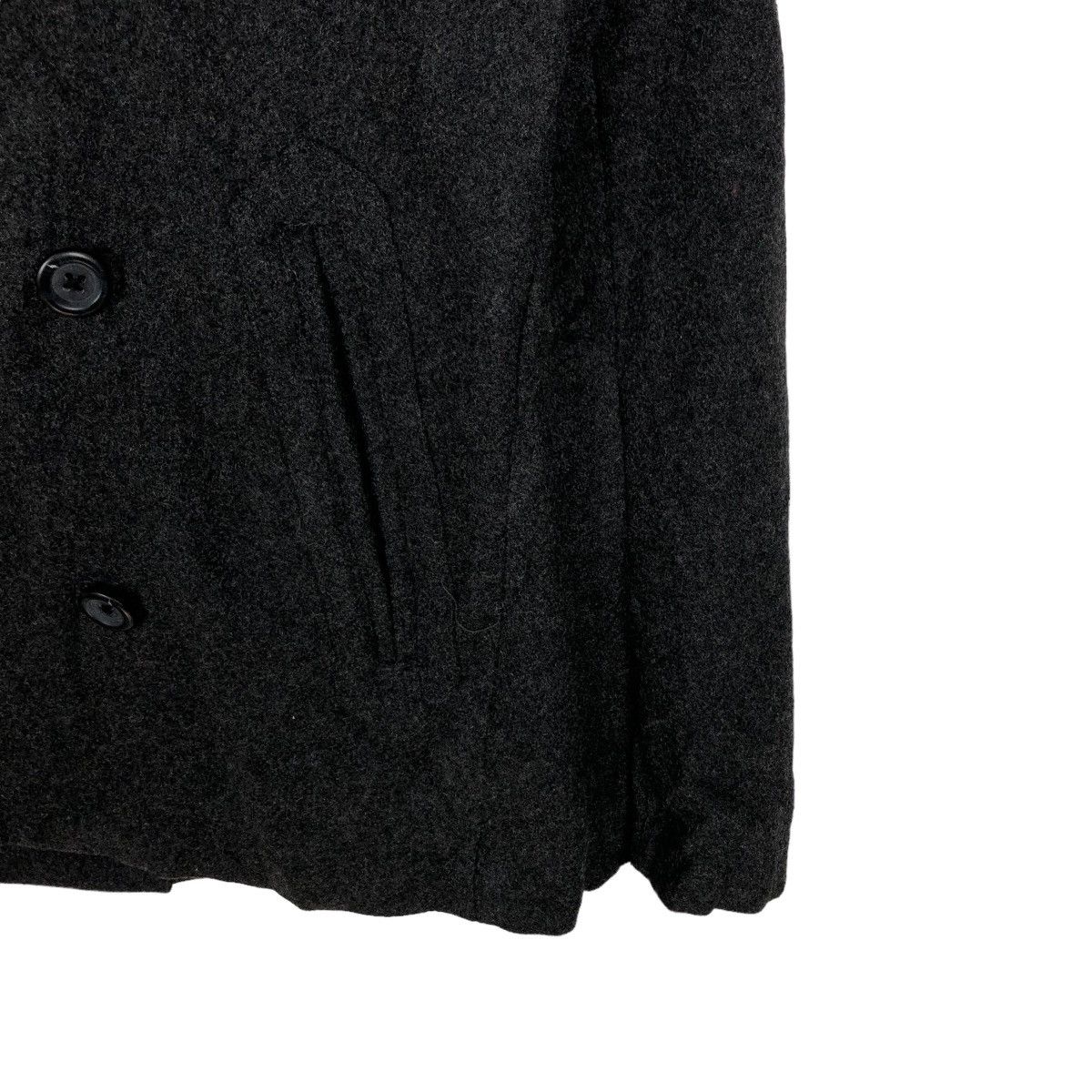 Katharine Hamnett London 🔥WOOL JACKET BLACK ULTIMATE HAMNETT JAPAN ISSEY MIYAKE Size M / US 6-8 / IT 42-44 - 4 Thumbnail