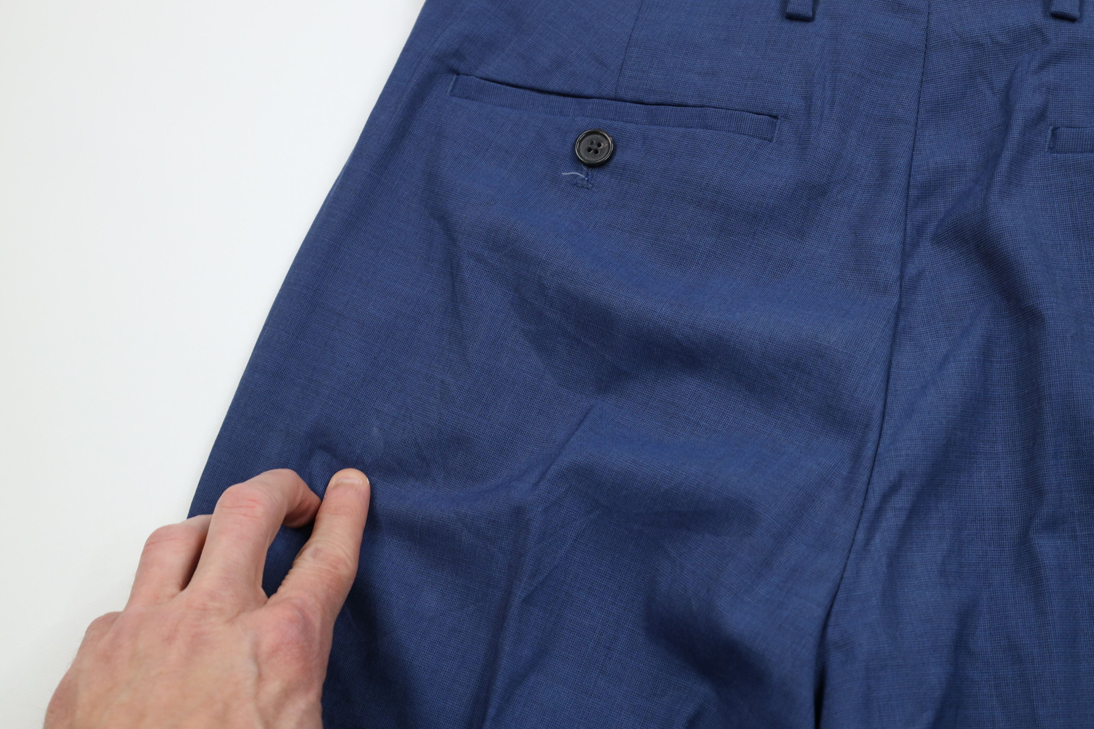 Banana Republic Banana Republic Wool Stretch Knit Chino Pants Trousers Blue Size US 32 / EU 48 - 14 Thumbnail