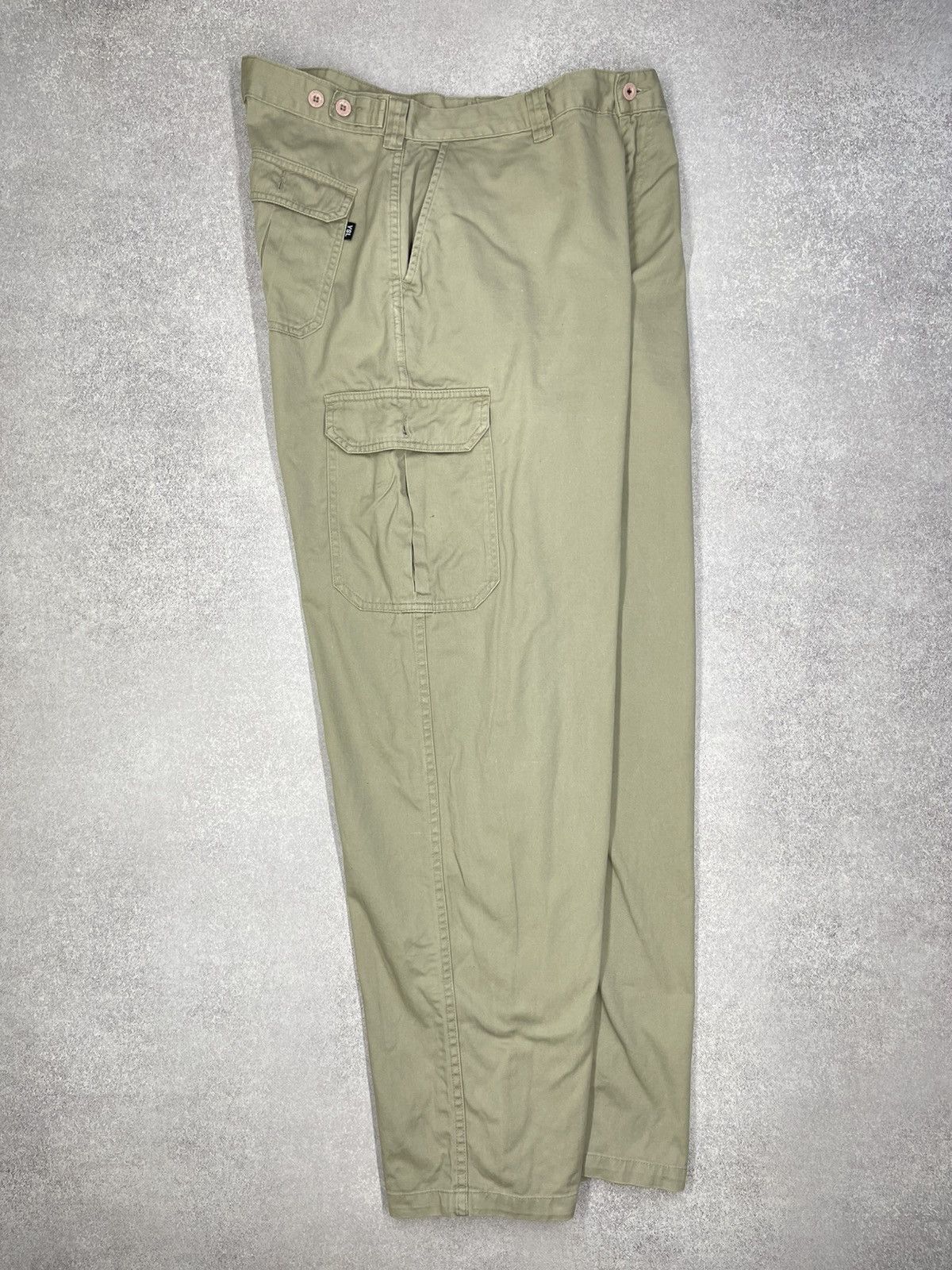 Vintage × Yves Saint Laurent Vintage Yves Saint Laurent Paris Cargo Pants Beige Designer Size US 36 / EU 52 - 8 Thumbnail