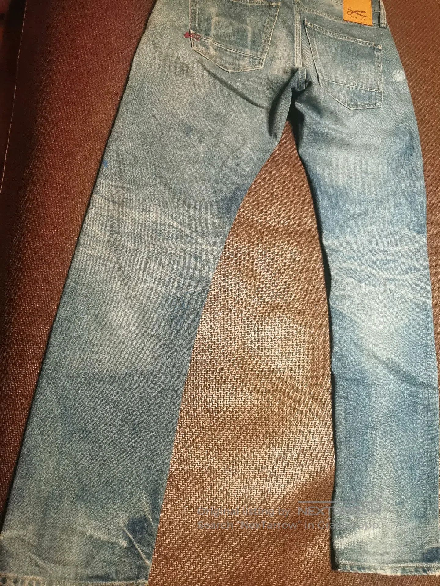 Visvim Denham Light Blue Distressed Denim Jeans. Size US 40 / EU 56 - 3 Thumbnail
