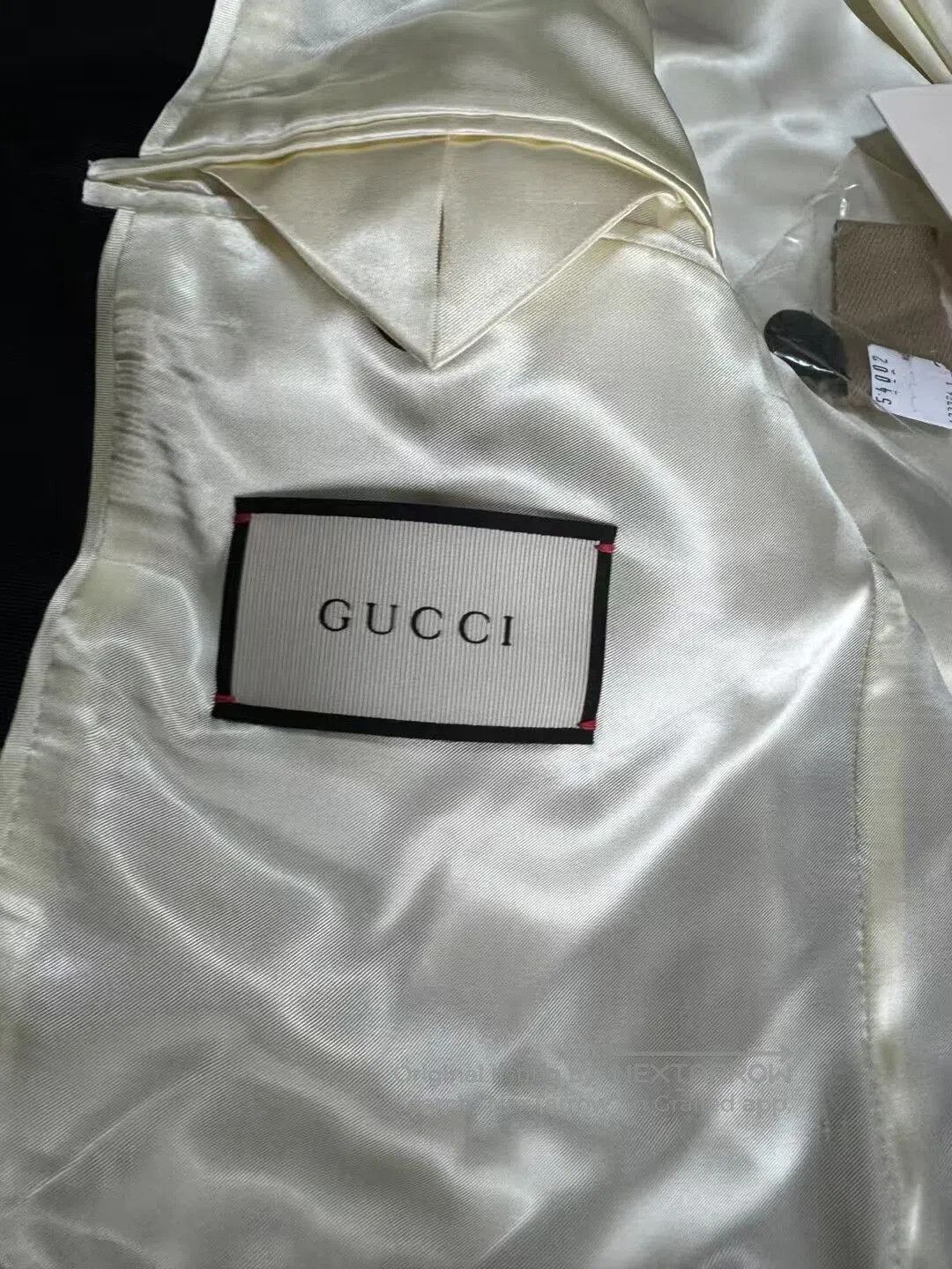 Gucci Gucci Runway Khaki Bee Shawl Wool Coat. Size US S / EU 44-46 / 1 - 4 Thumbnail