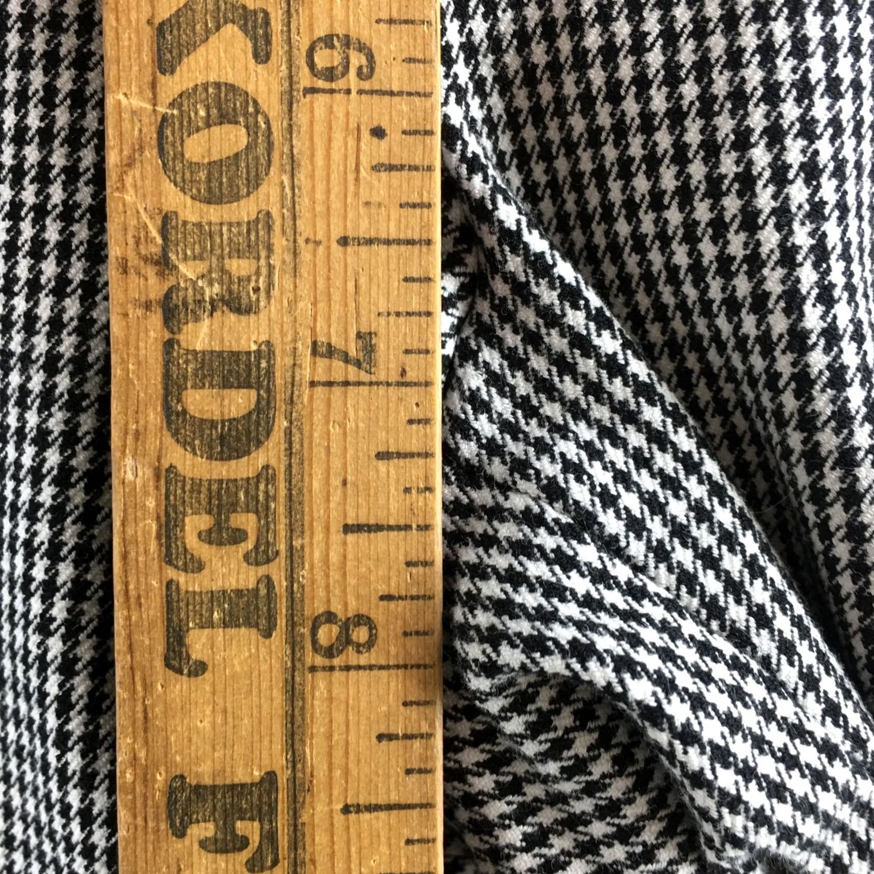 Banana Republic Banana Republic Sloan Dress Pants Womens 0 Black Houndstooth Low Rise Skinny Dress Pants Womens Black 0 Sloan Match Mens Womens Girls Size 25" / US 0 / IT 36 - 7 Thumbnail