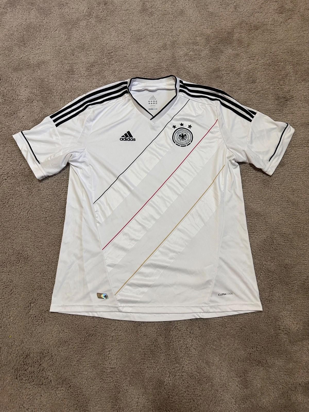 Adidas Germany National Team 2012 Football Shirt Soccer Jersey Size US XL / EU 56 / 4 - 1 Thumbnail