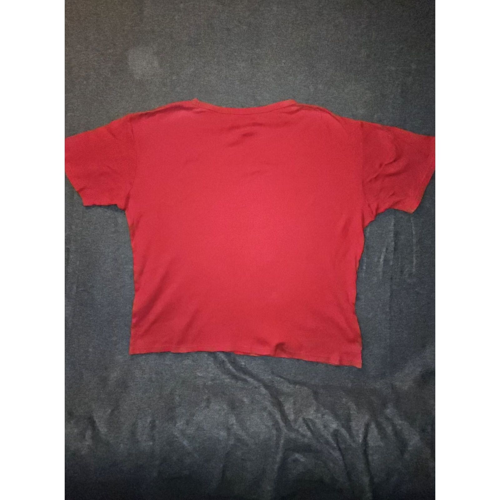 Vintage VINTAGE Polo Sport Shirt Women's XXL Red Short Sleeve Ribbed USA 90s Y2K Women's Top 2XL Red City Classic Designer USA Boys Girls Mens Womens Size XXL / US 16-18 / IT 52-54 - 7 Thumbnail