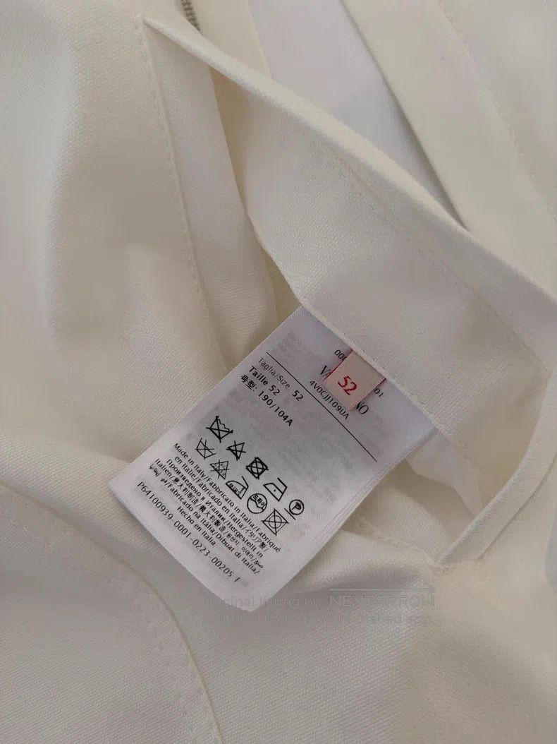 Valentino Valentino White pocket logo canvas jacket jacket Size US XL / EU 56 / 4 - 4 Thumbnail
