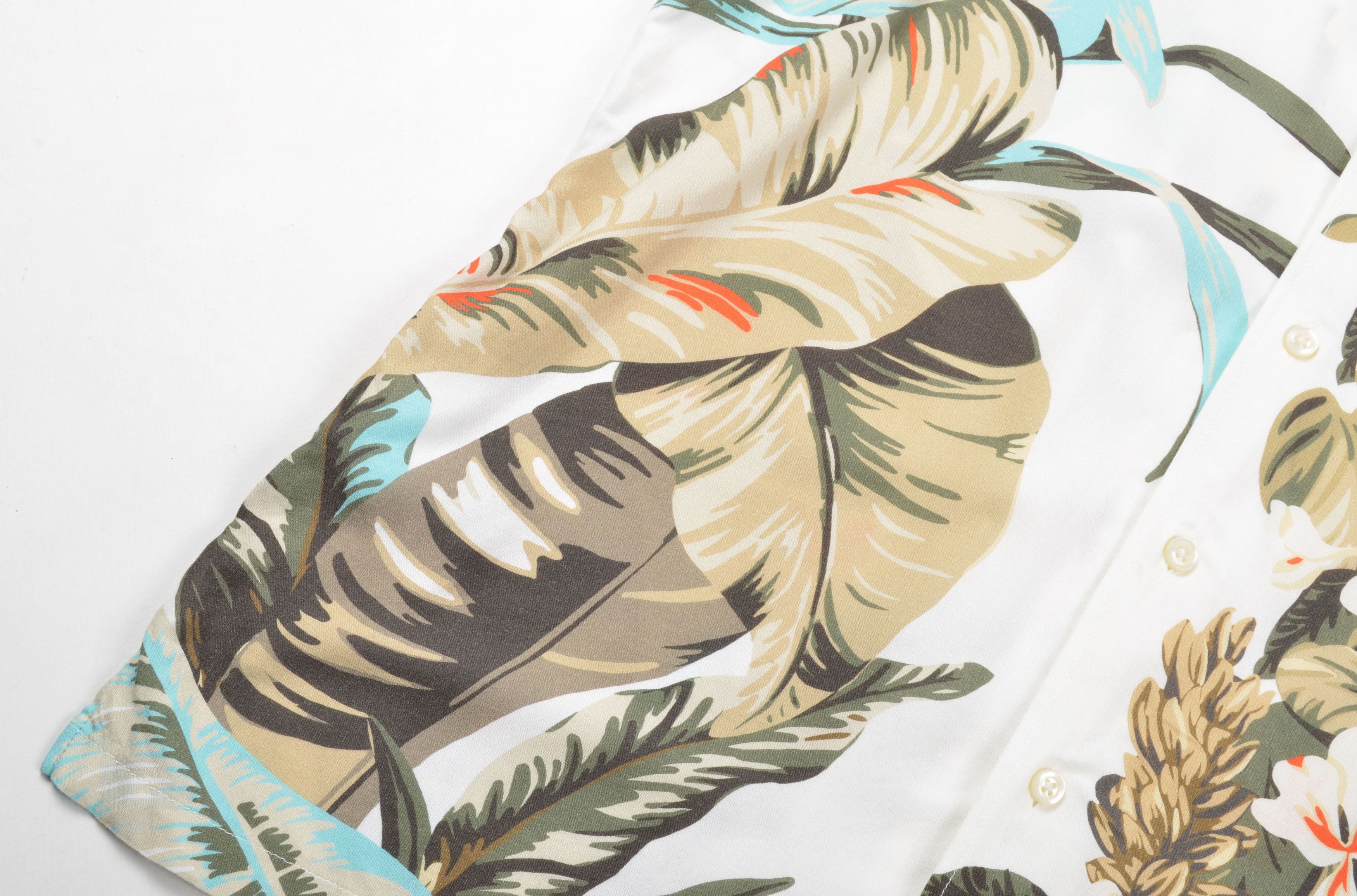 Hugo Boss Hugo Boss Floral Short Sleeve Viscosa Hawaiian Shirt Size US M / EU 48-50 / 2 - 3 Thumbnail