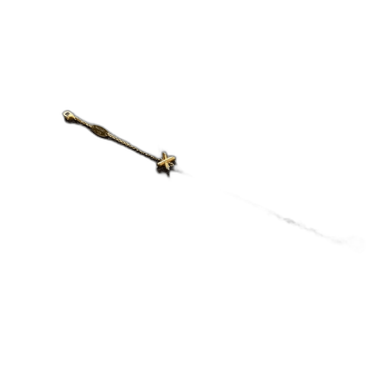 Louis Vuitton Louis Vuitton Gold Letter Bracelet Size ONE SIZE - 1 Thumbnail