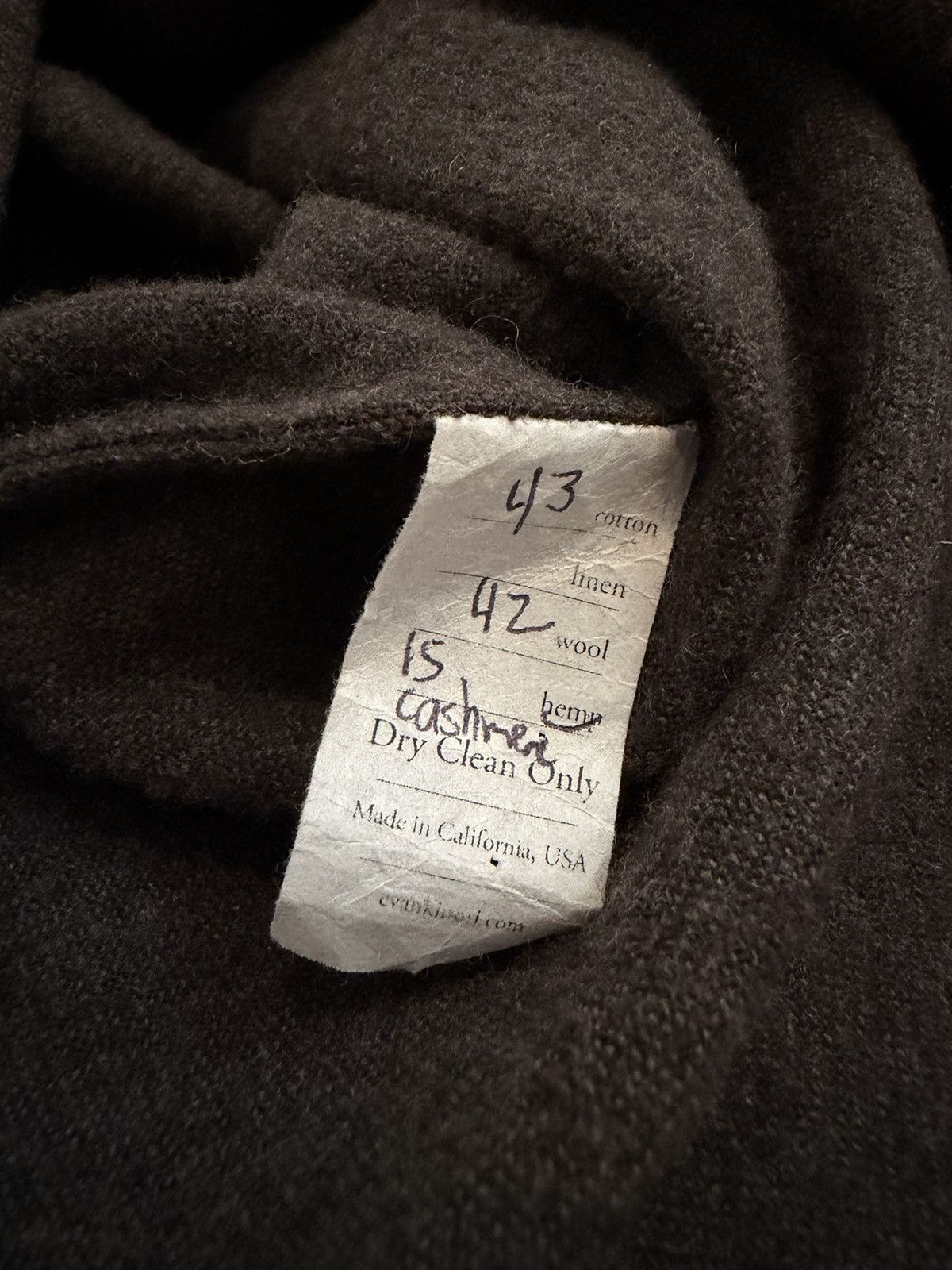 Evan Kinori Evan Kinori Big Shirt - Brushed Cashmere / Cotton Size M Size US M / EU 48-50 / 2 - 5 Thumbnail