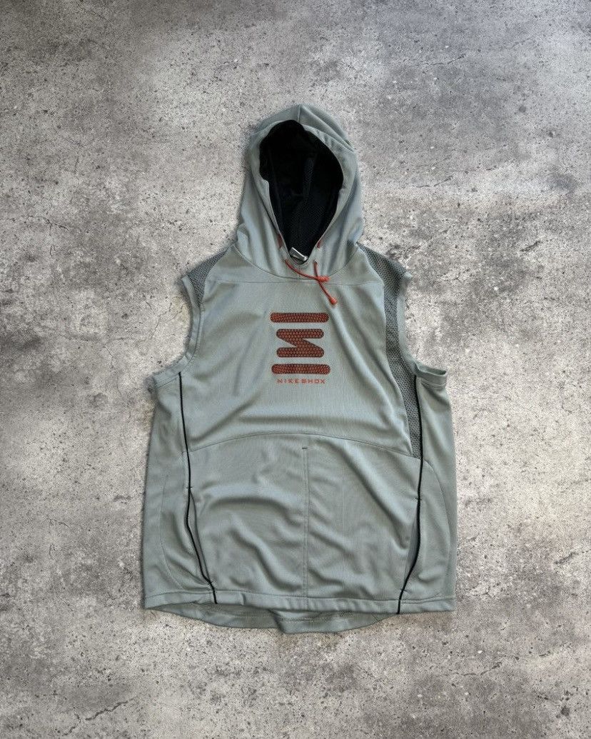 Nike Nike Shox Vest Hoodie Vintage Size US L / EU 52-54 / 3 - 1 Thumbnail