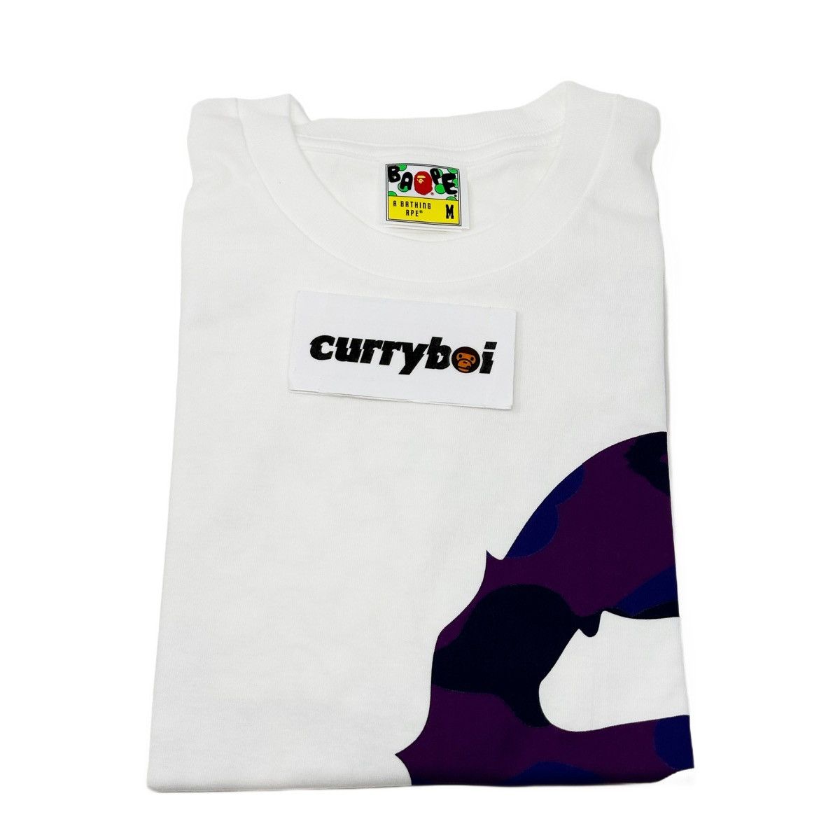 Bape Bape Color Camo Side Big Ape Head Tee White/Purple Size US M / EU 48-50 / 2 - 4 Thumbnail