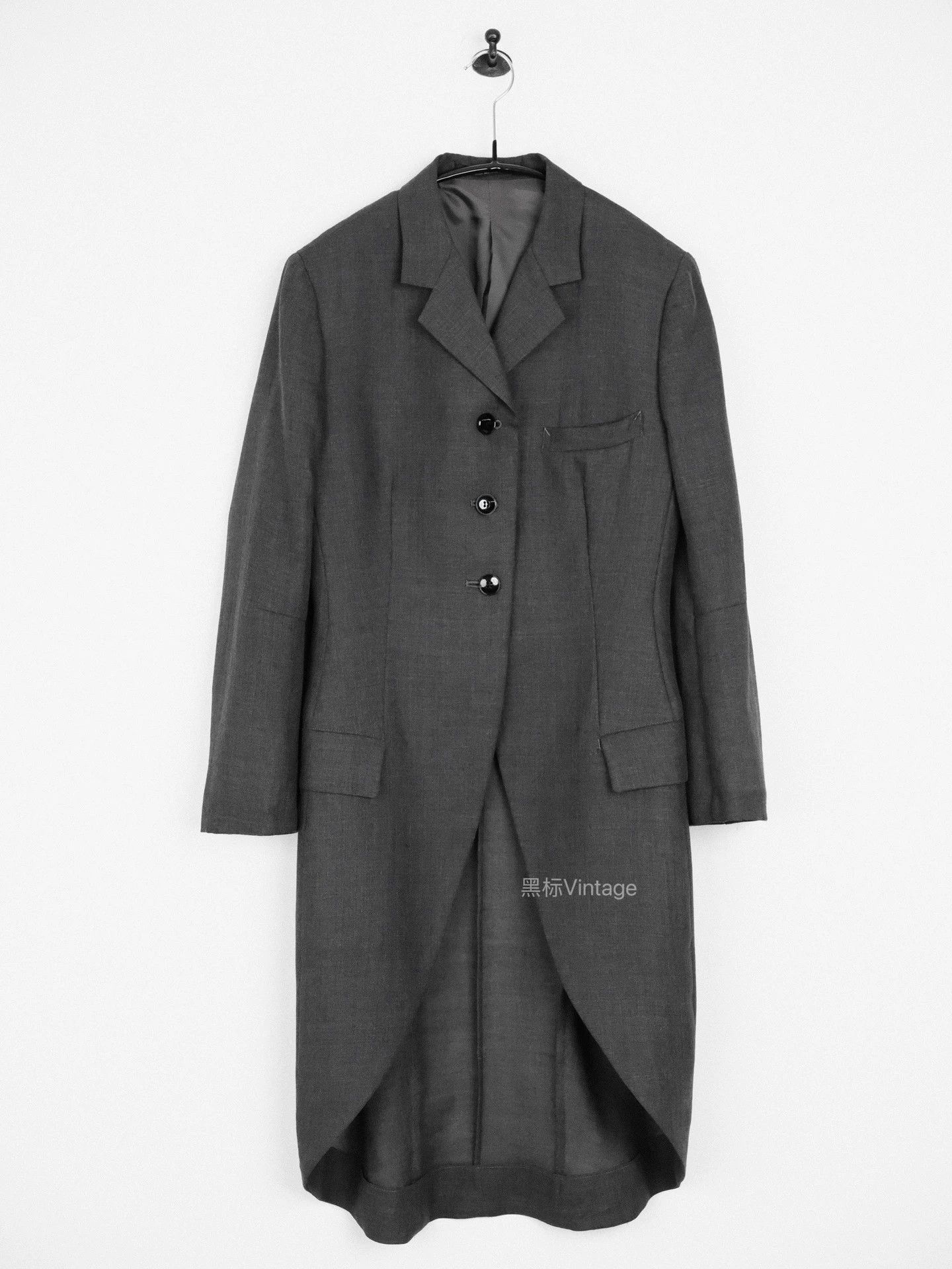 Yohji Yamamoto Yohji Yamamoto 98ss New Look Wool/Cupro Suit Women XS Size XS / US 0-2 / IT 36-38 - 3 Thumbnail