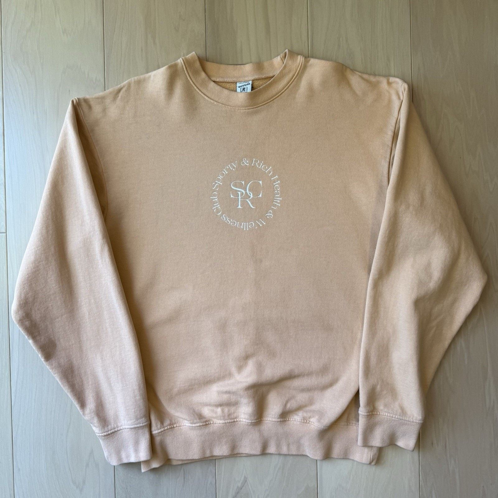 Sporty & Rich Sporty & Rich Sweatshirt Medium Peach Fleece Pullover Size M / US 6-8 / IT 42-44 - 2 Thumbnail