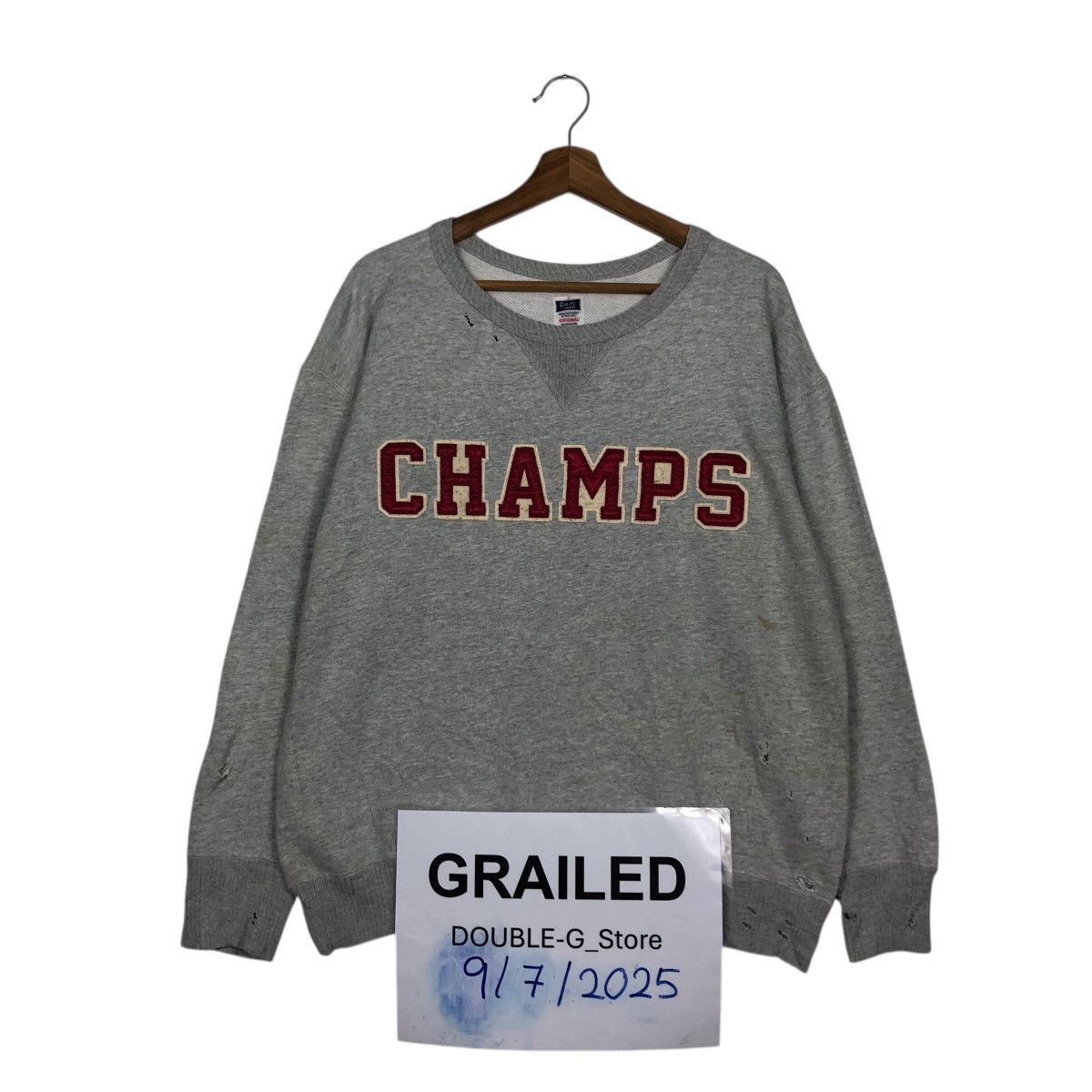 Other 📌Vintage Sweatshirt Champs Big Logo Spell Out Size US M / EU 48-50 / 2 - 1 Thumbnail