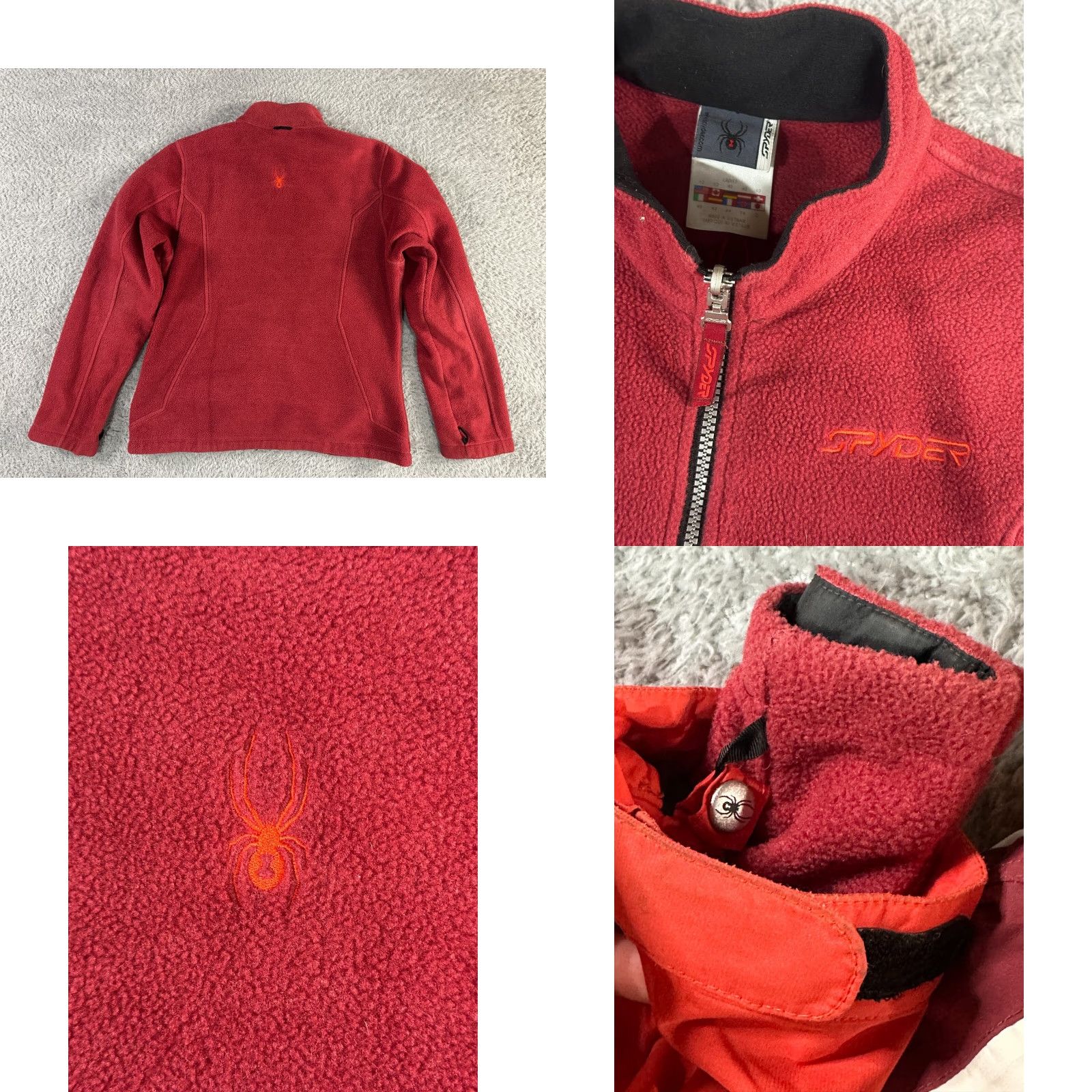 Spyder Spyder Jacket Womens Red 3-in-1 Ski Winter Coat Full Zip Fleece Insulated Mid-Length Casual Outdoor Sports USA Size XL / US 12-14 / IT 48-50 - 8 Thumbnail