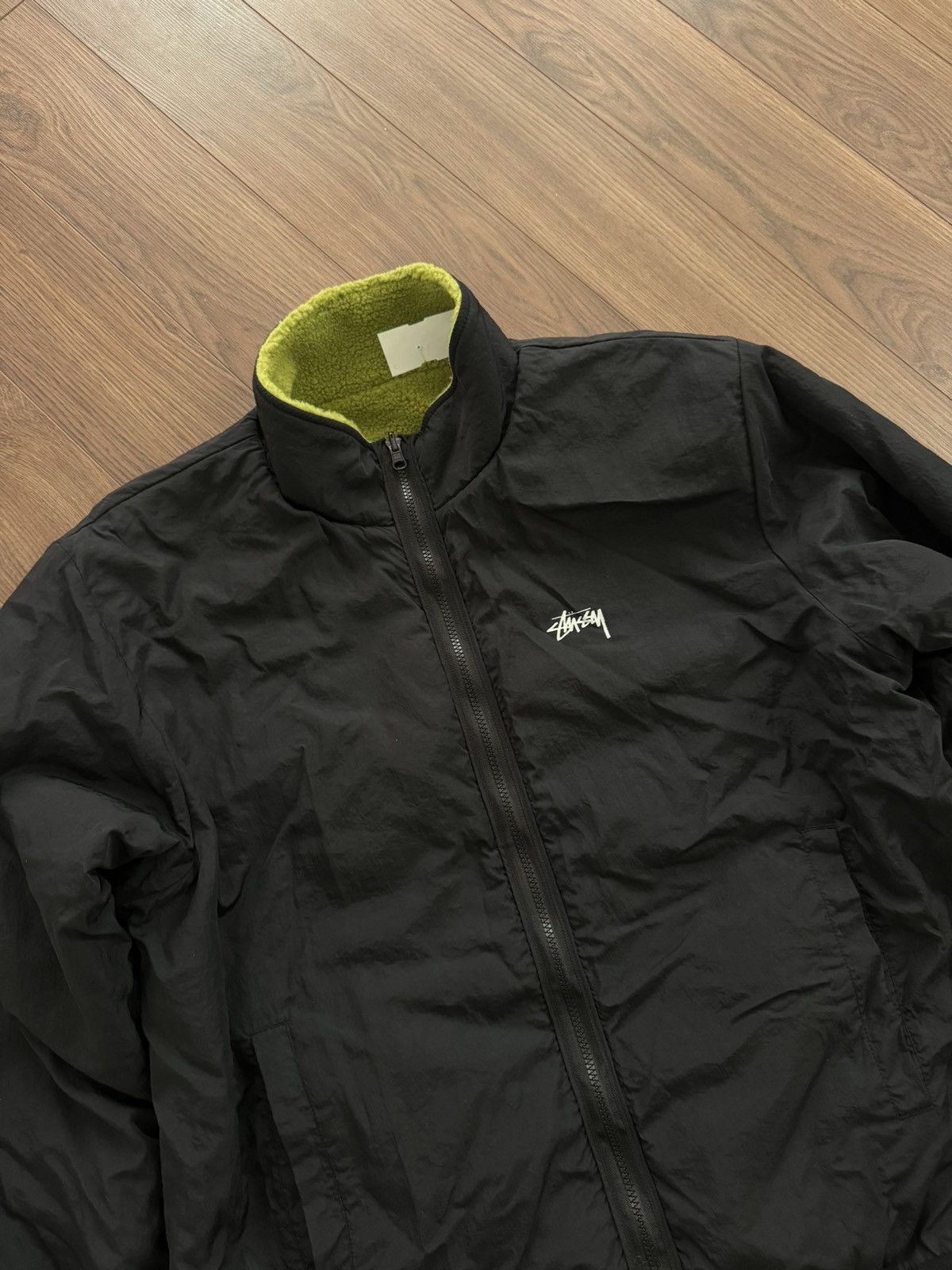 Stussy Stussy Sherpa Reversible Jacket 'Moss Green' Size US XL / EU 56 / 4 - 3 Thumbnail