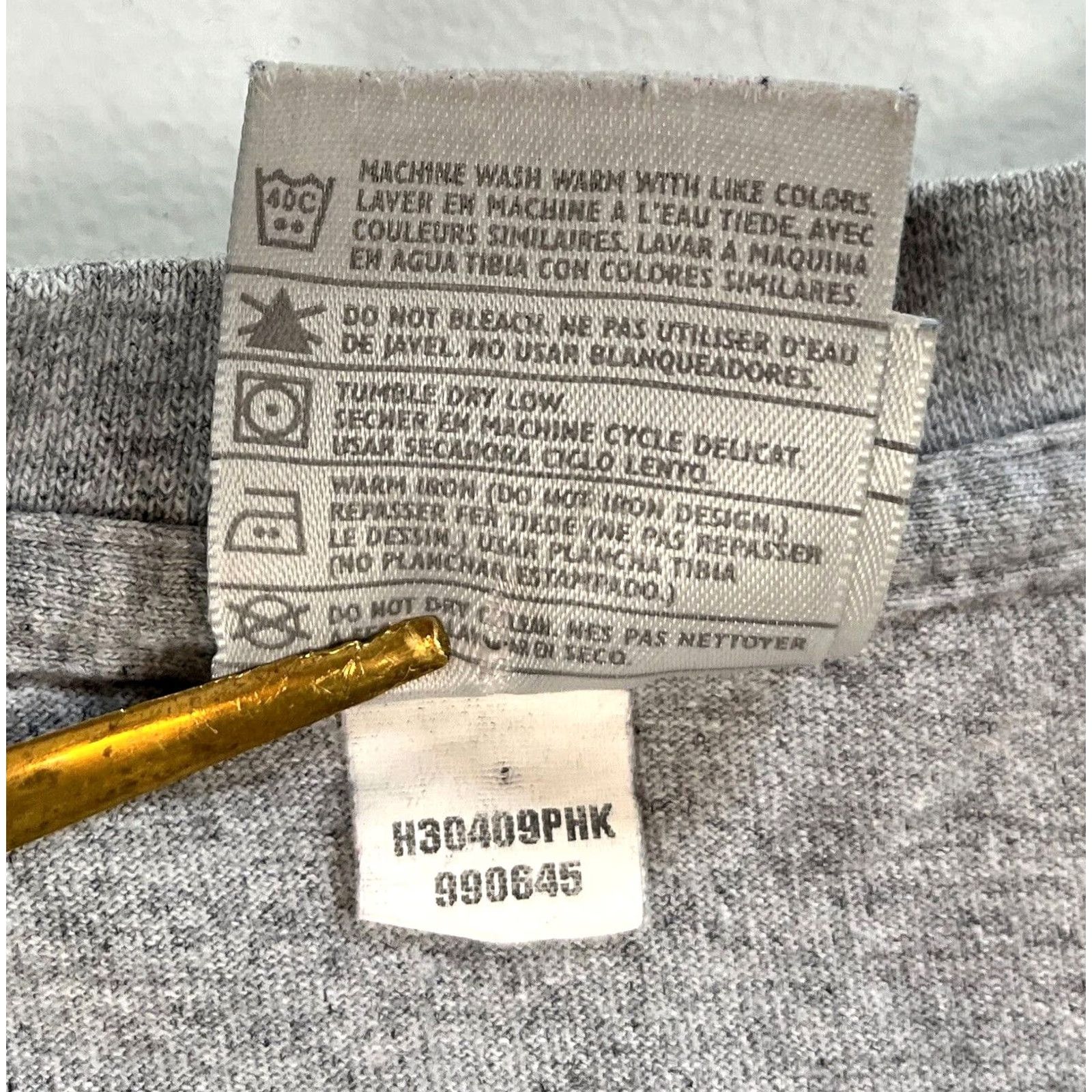 Nike Nike Men's Vintage Long Sleeve T-Shirt Center Swoosh XL Gray Size US XL / EU 56 / 4 - 6 Thumbnail