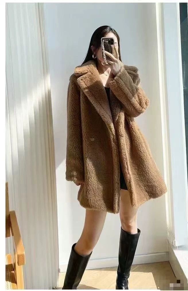 Max Mara Classic Teddy Bear Coat Jacket