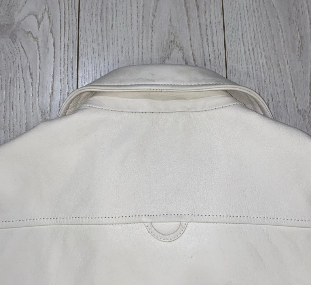 H&M × Maison Margiela Margiela Leather Overshirt Jacket Size US M / EU 48-50 / 2 - 6 Thumbnail