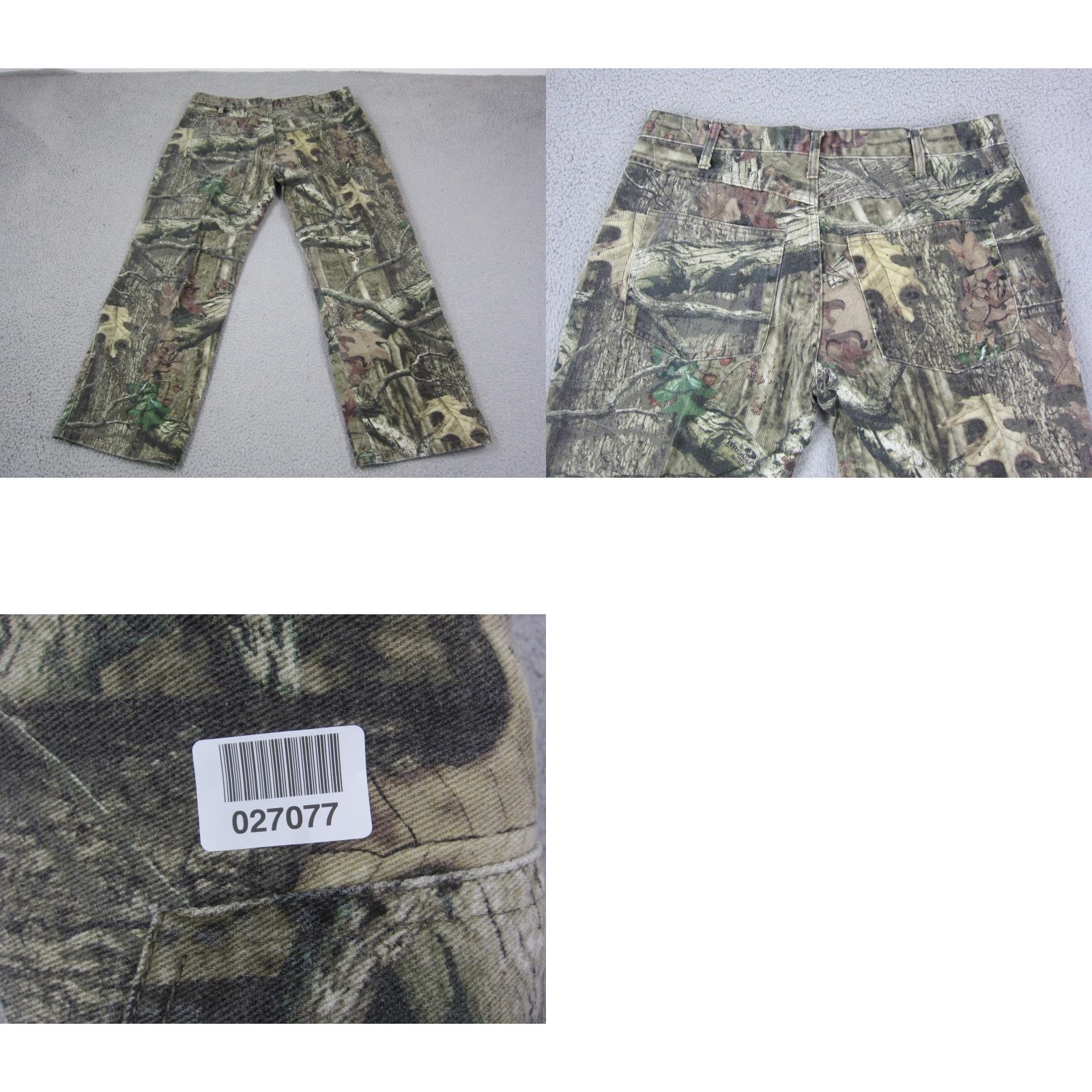 Vintage Break Up Mossy Oak Pants Mens 38x30 Camouflage Camo 90s Cotton Canvas Regular Straight Pocket Brown Green Workwear Casual Mens Size US 38 / EU 54 - 10 Thumbnail