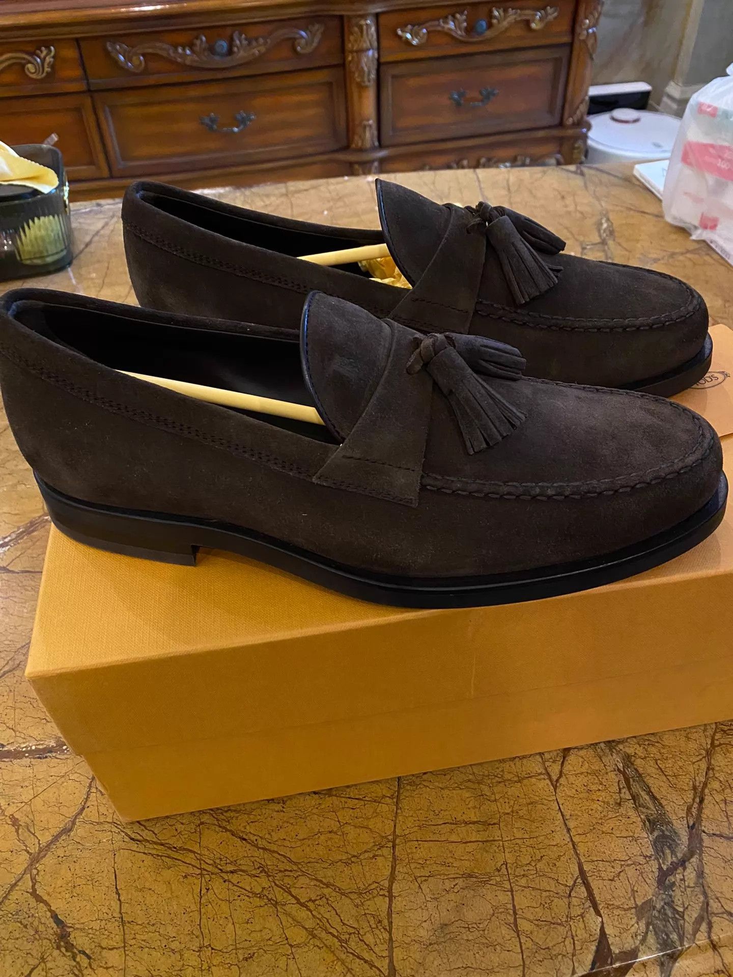 Tod's TOD'S Tassel Pebble Loafers, Auth Full Set 6 & 6.5 Size US 6.5 / EU 39-40 - 3 Thumbnail