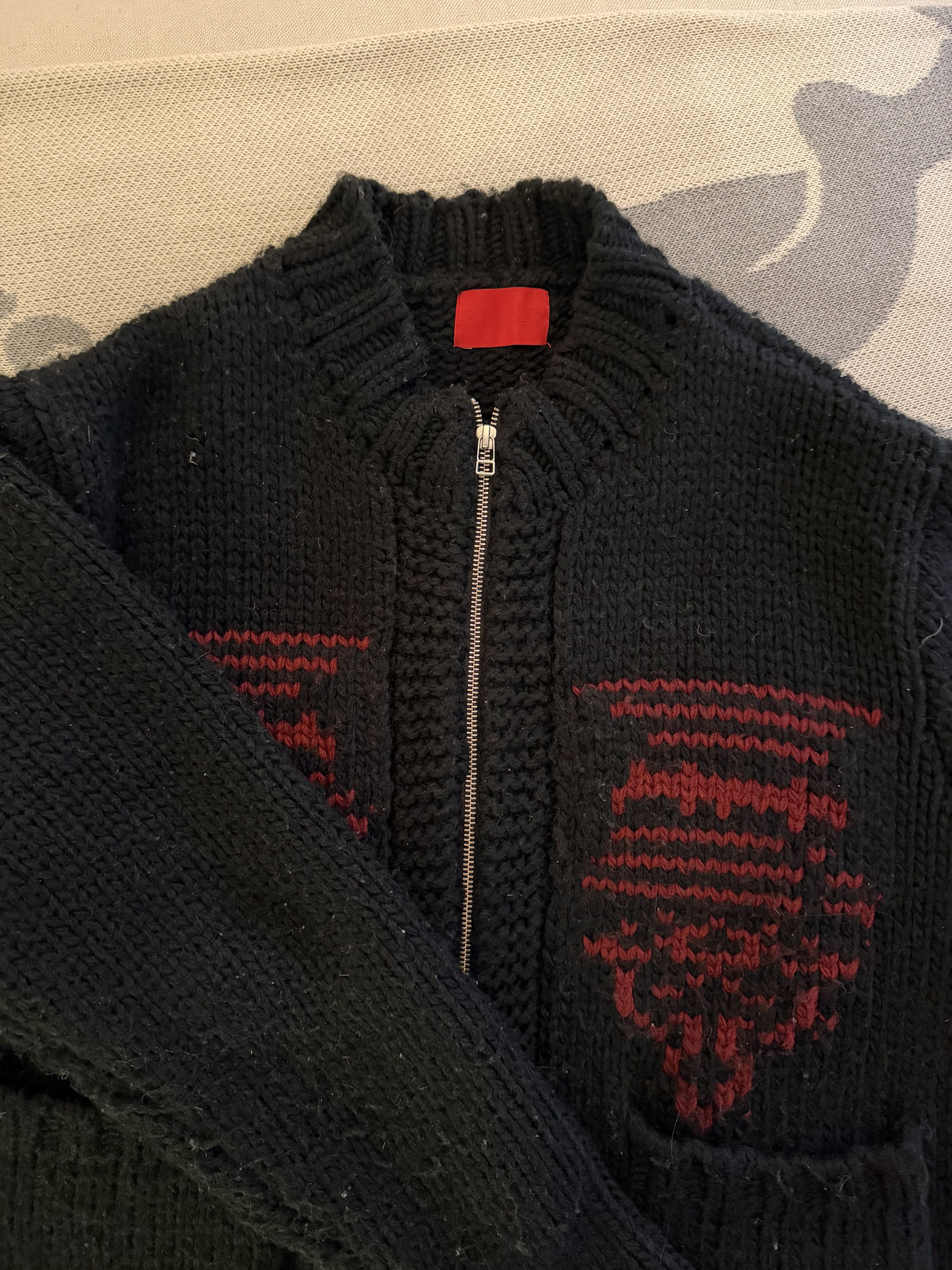 Fugazi Fugazi Medallion Zip Knit Black Size US M / EU 48-50 / 2 - 3 Thumbnail