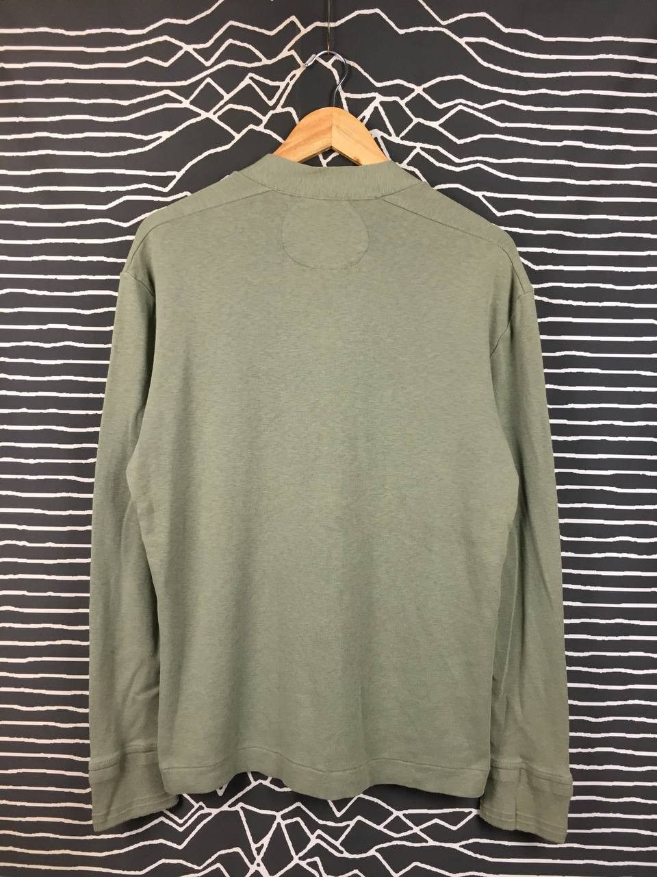 Polo Ralph Lauren Vtg Polo Ralph Lauren Olive Green Cotton V-Neck Cardigan Size US L / EU 52-54 / 3 - 6 Thumbnail