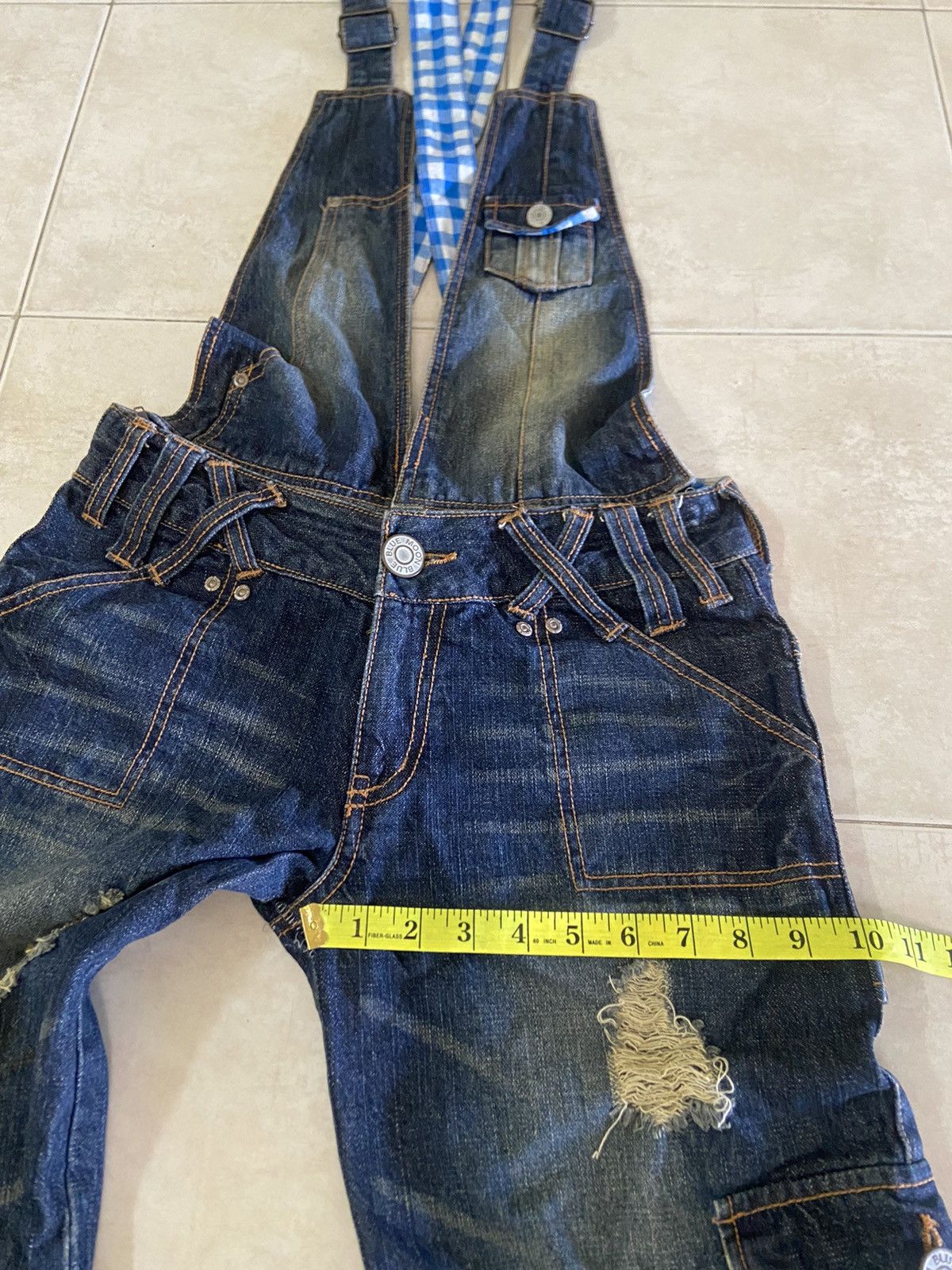 Hysteric Glamour Rare💥Blue Moon Flare Boot Cut Distressed Denim Pants Size US 30 / EU 46 - 22 Thumbnail