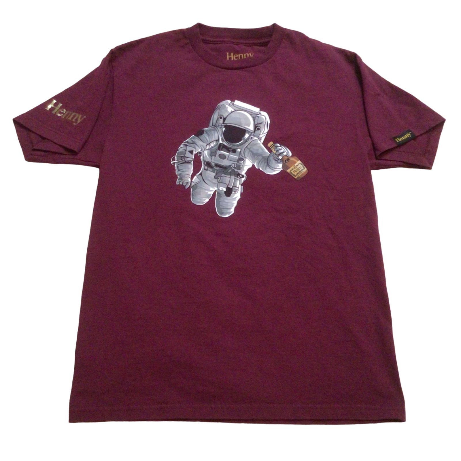Hennessy Henny Astronaut Tee T-Shirt Mens Med Hennessy Cognac Graphic Size US M / EU 48-50 / 2 - 1 Thumbnail