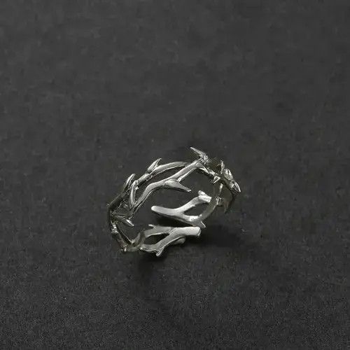Ring Of Fire Root Torn Style Adjustable Ring Size ONE SIZE - 1 Thumbnail