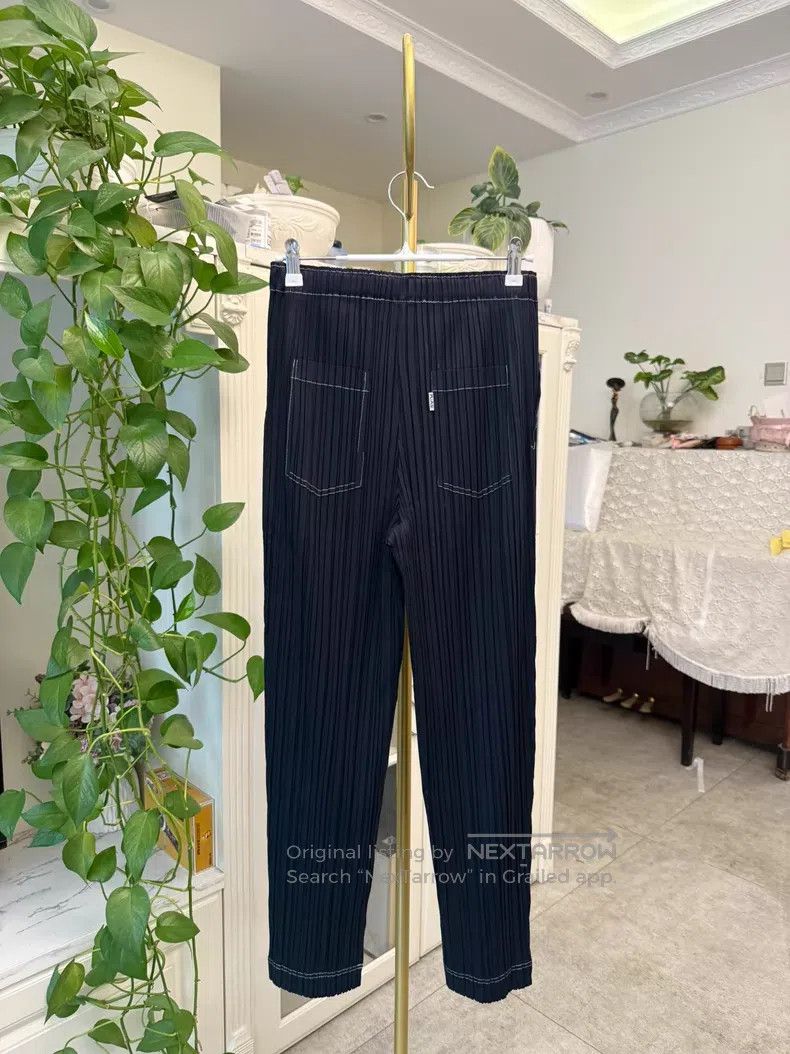Issey Miyake Issey Miyake Ramie Denim Jeans Size 26" / US 2 / IT 38 - 3 Thumbnail