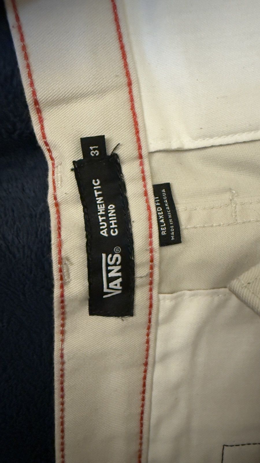 Vans Vans Authentic Chino Relaxed Fit Size US 31 - 3 Thumbnail