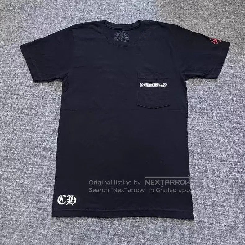 Chrome Hearts CHROME HEARTS Size S Black scroll red usa USA limited short Size US S / EU 44-46 / 1 - 1 Thumbnail